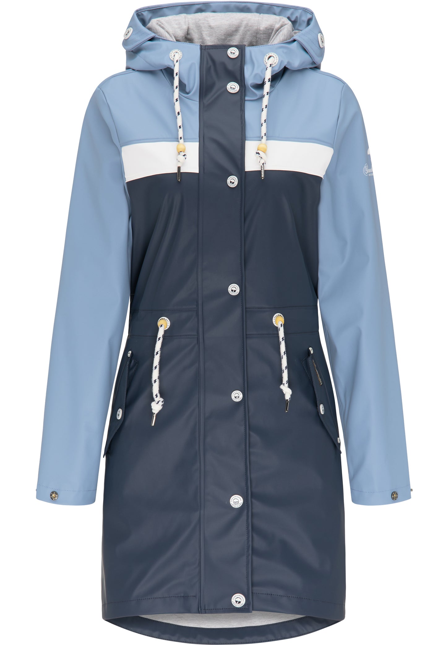 Schmuddelwedda Women's Colorblock Regenmantel