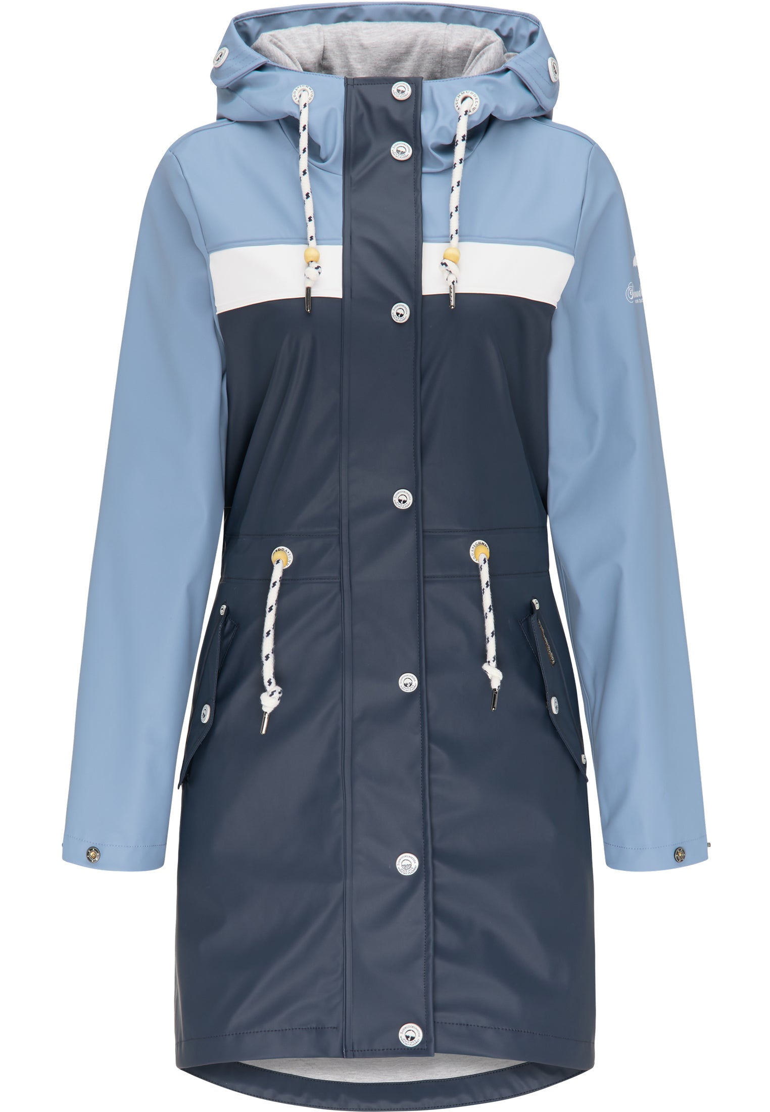 Schmuddelwedda Women's Colorblock Regenmantel