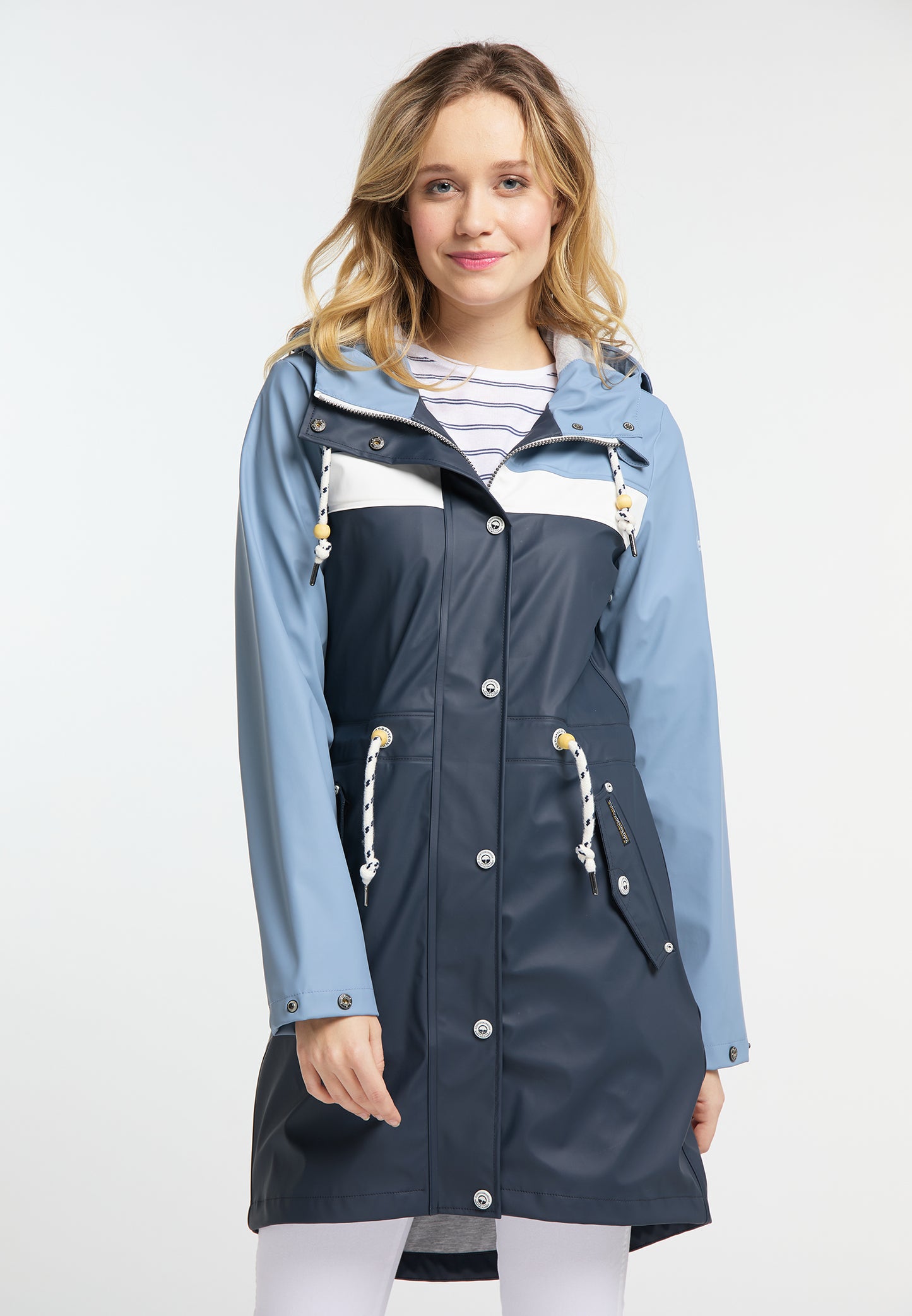 Schmuddelwedda Women's Colorblock Regenmantel