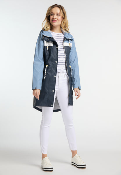 Schmuddelwedda Women's Colorblock Regenmantel