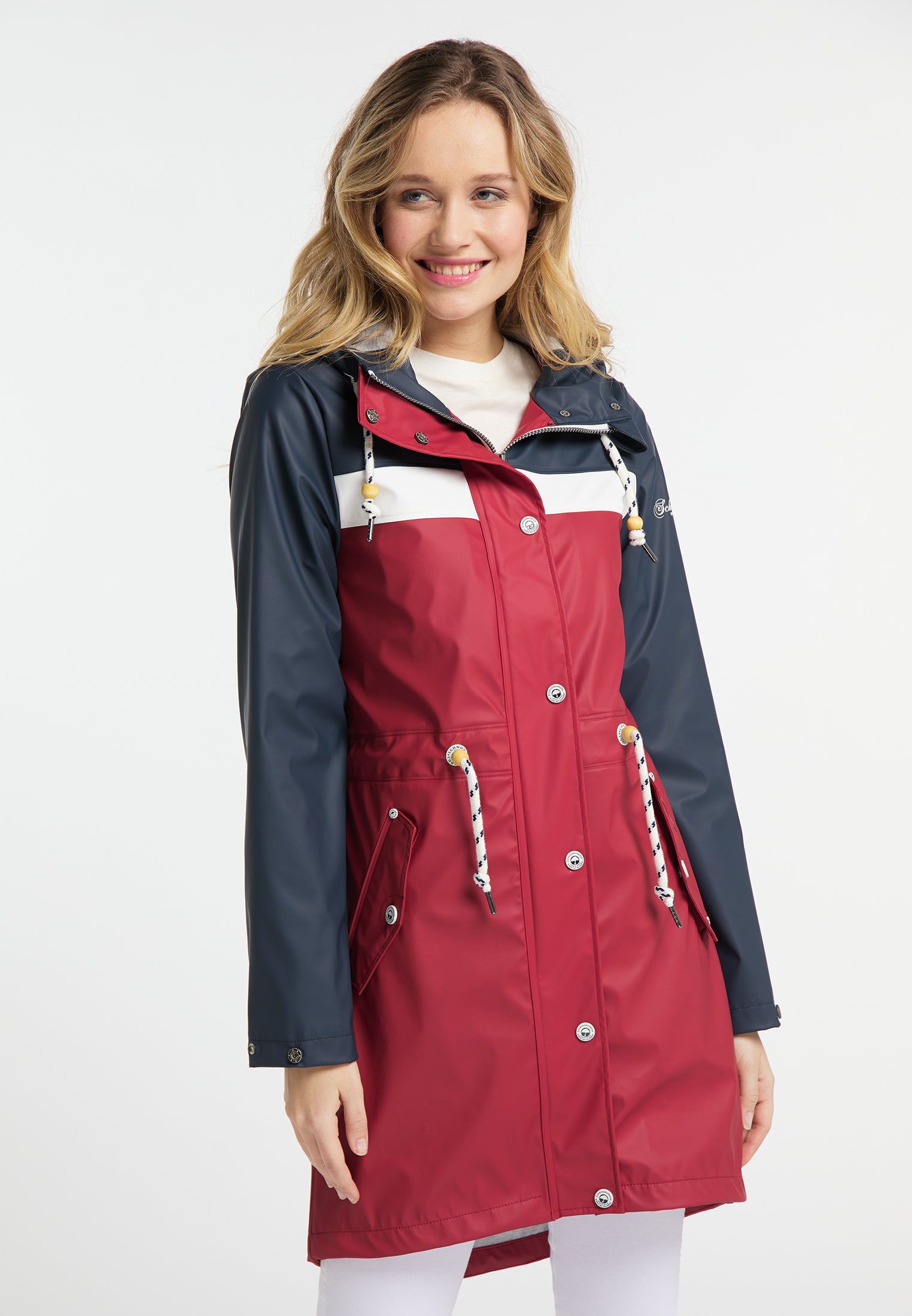Schmuddelwedda Women's Colorblock Regenmantel