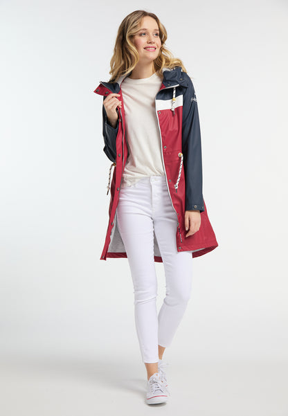 Schmuddelwedda Women's Colorblock Regenmantel
