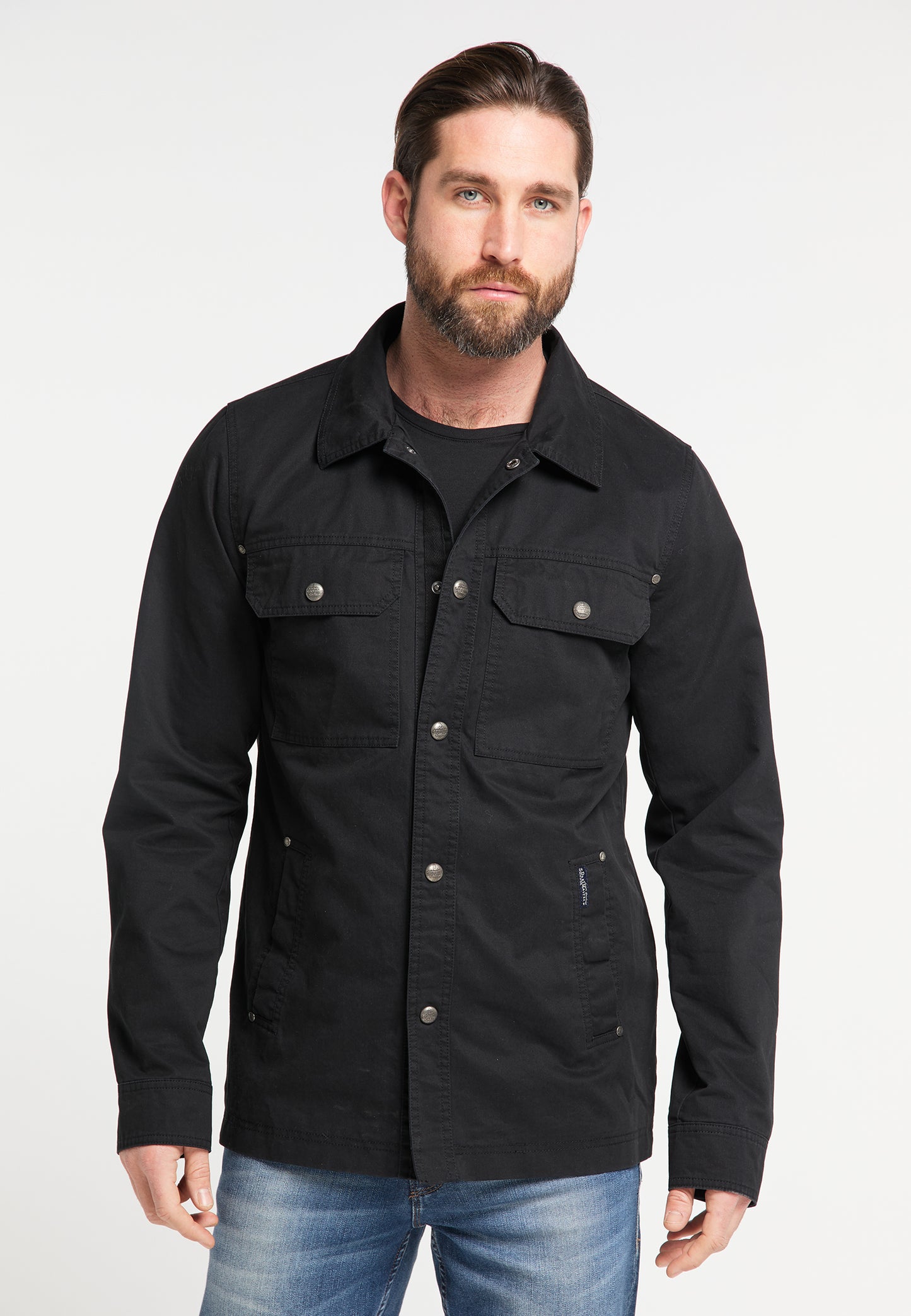 DreiMaster Vintage Herren-Hemdjacke