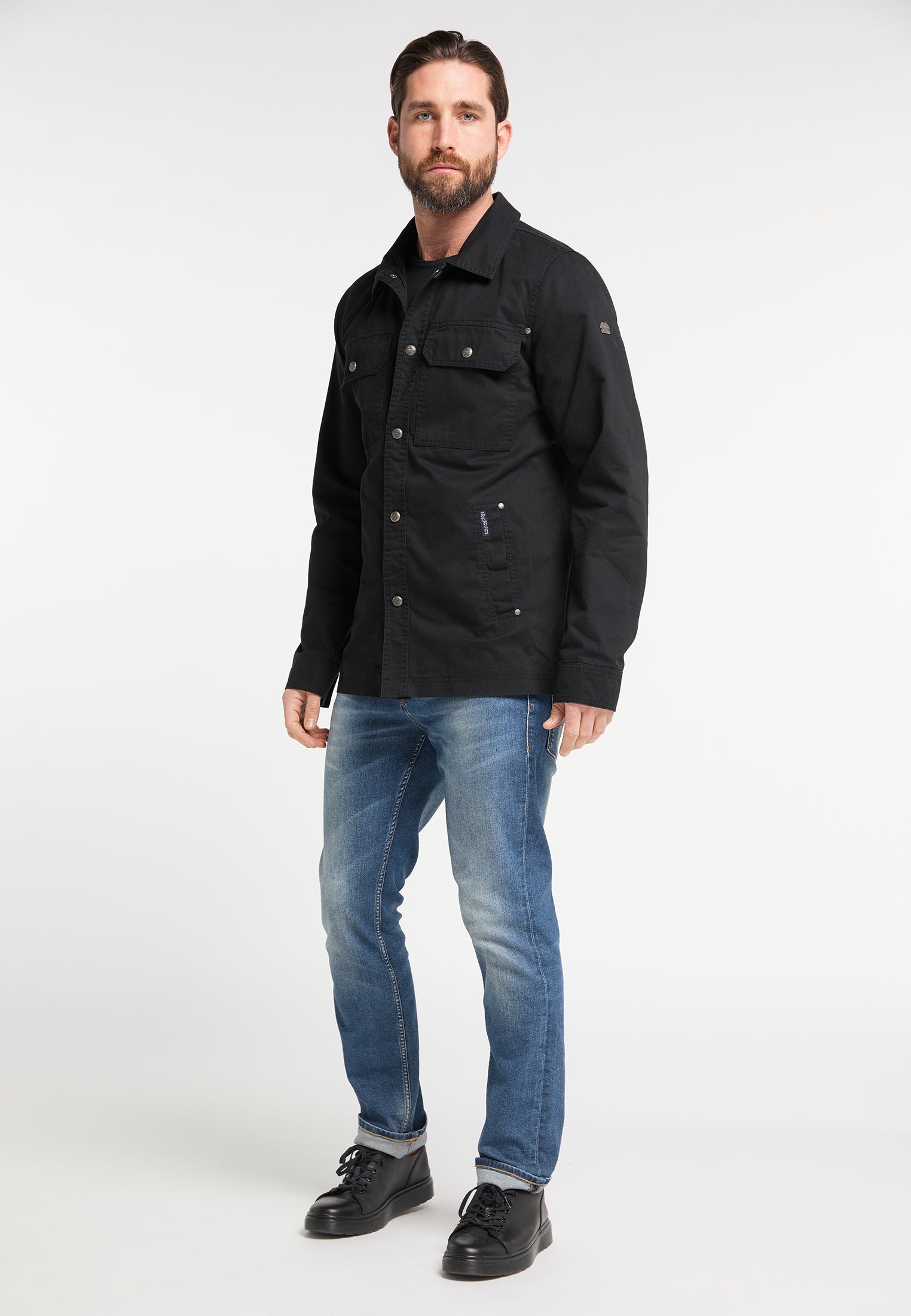 DreiMaster Vintage Herren-Hemdjacke