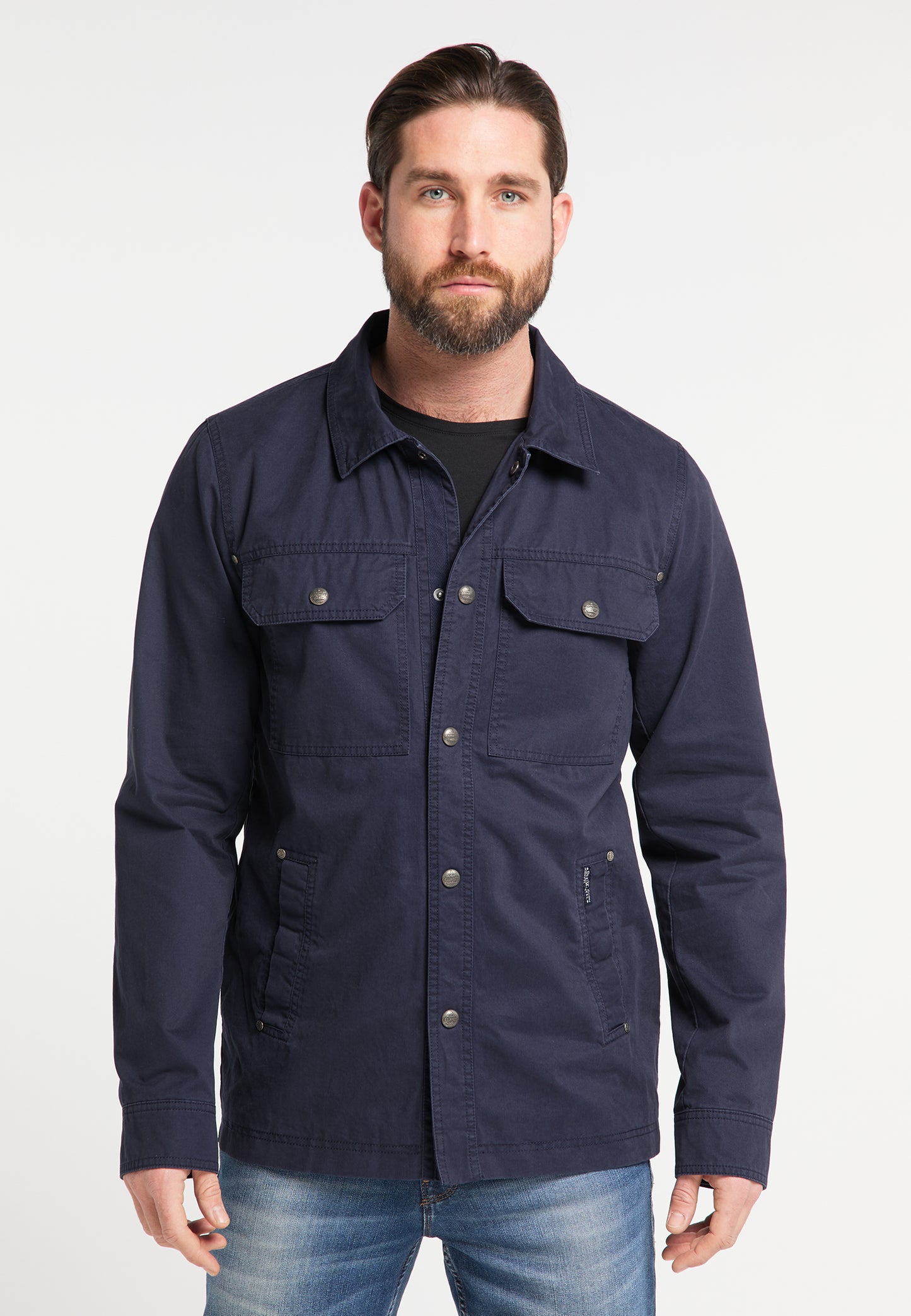 DreiMaster Vintage Herren-Hemdjacke