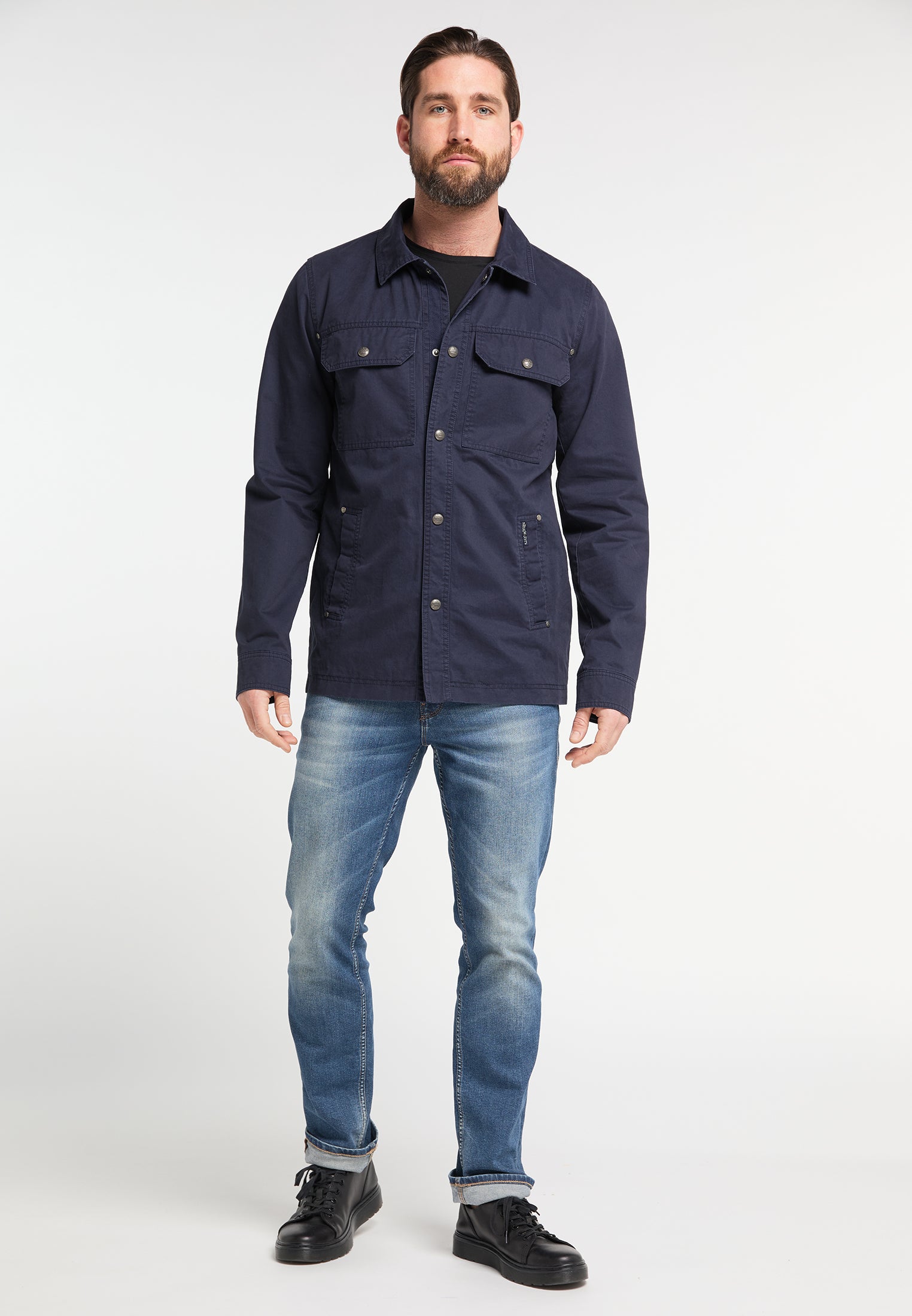 DreiMaster Vintage Herren-Hemdjacke