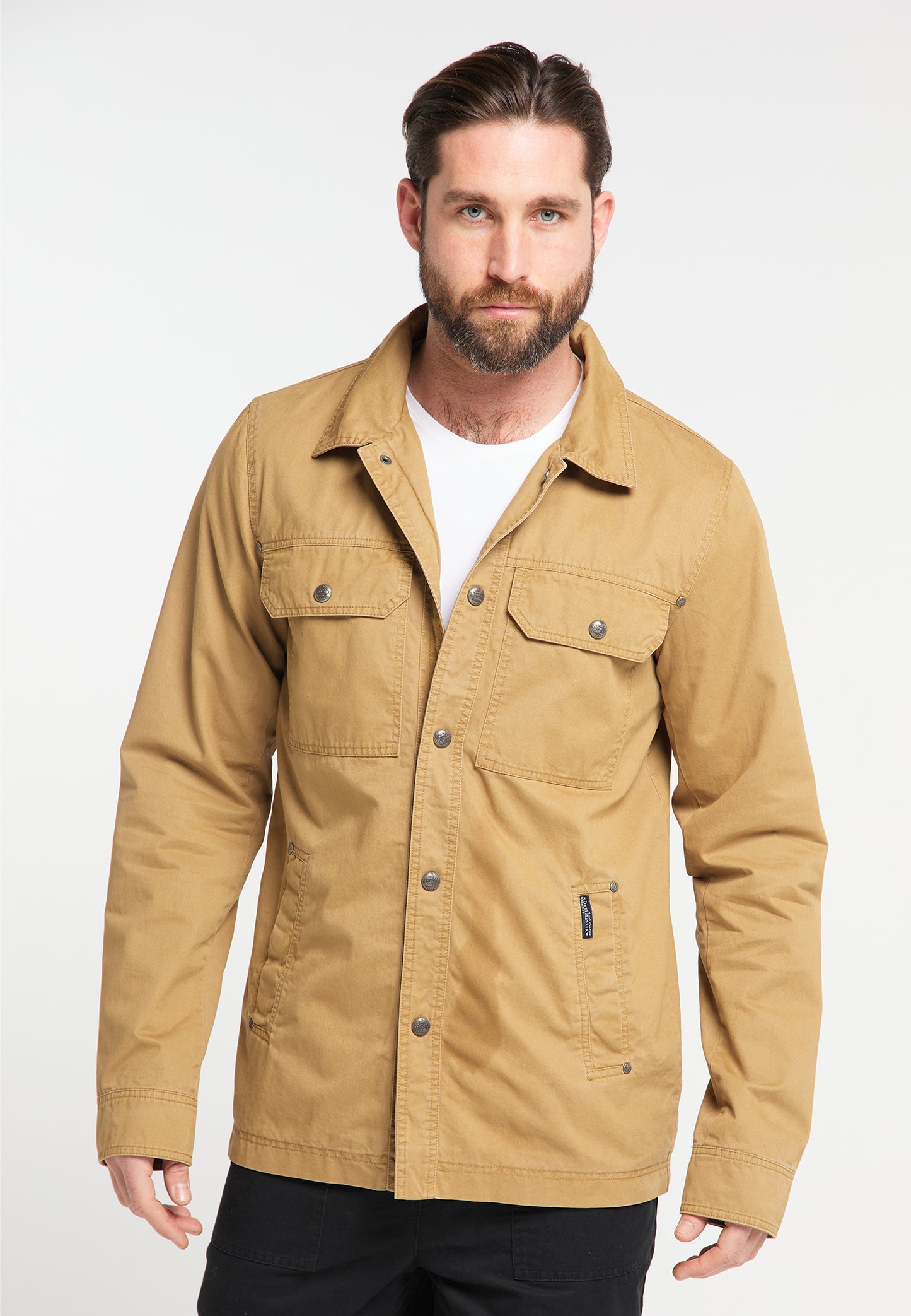 DreiMaster Vintage Herren-Hemdjacke