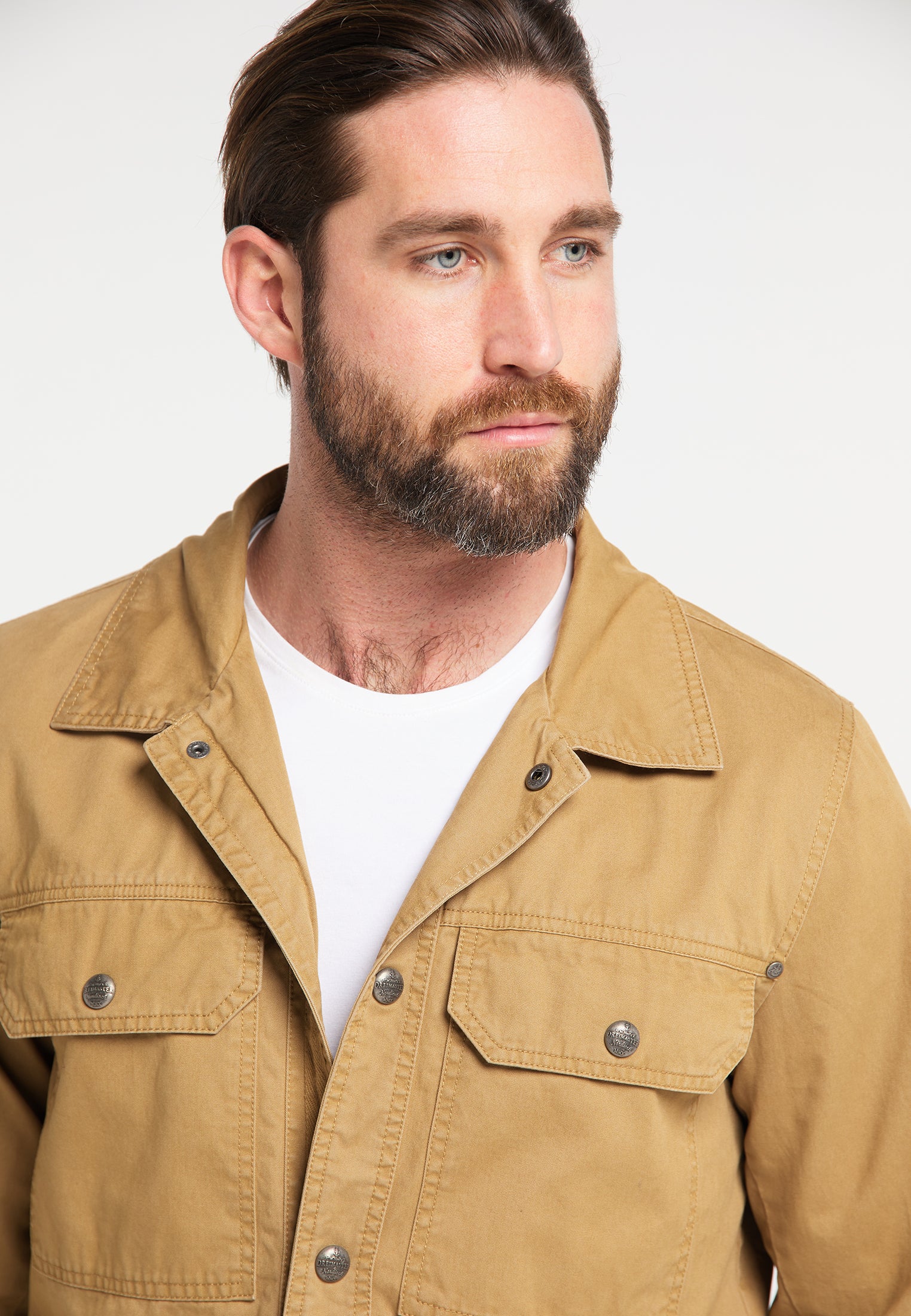 DreiMaster Vintage Herren-Hemdjacke