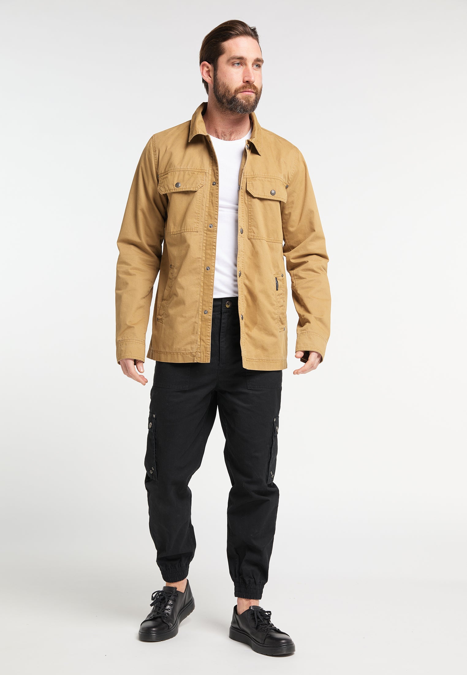 DreiMaster Vintage Herren-Hemdjacke
