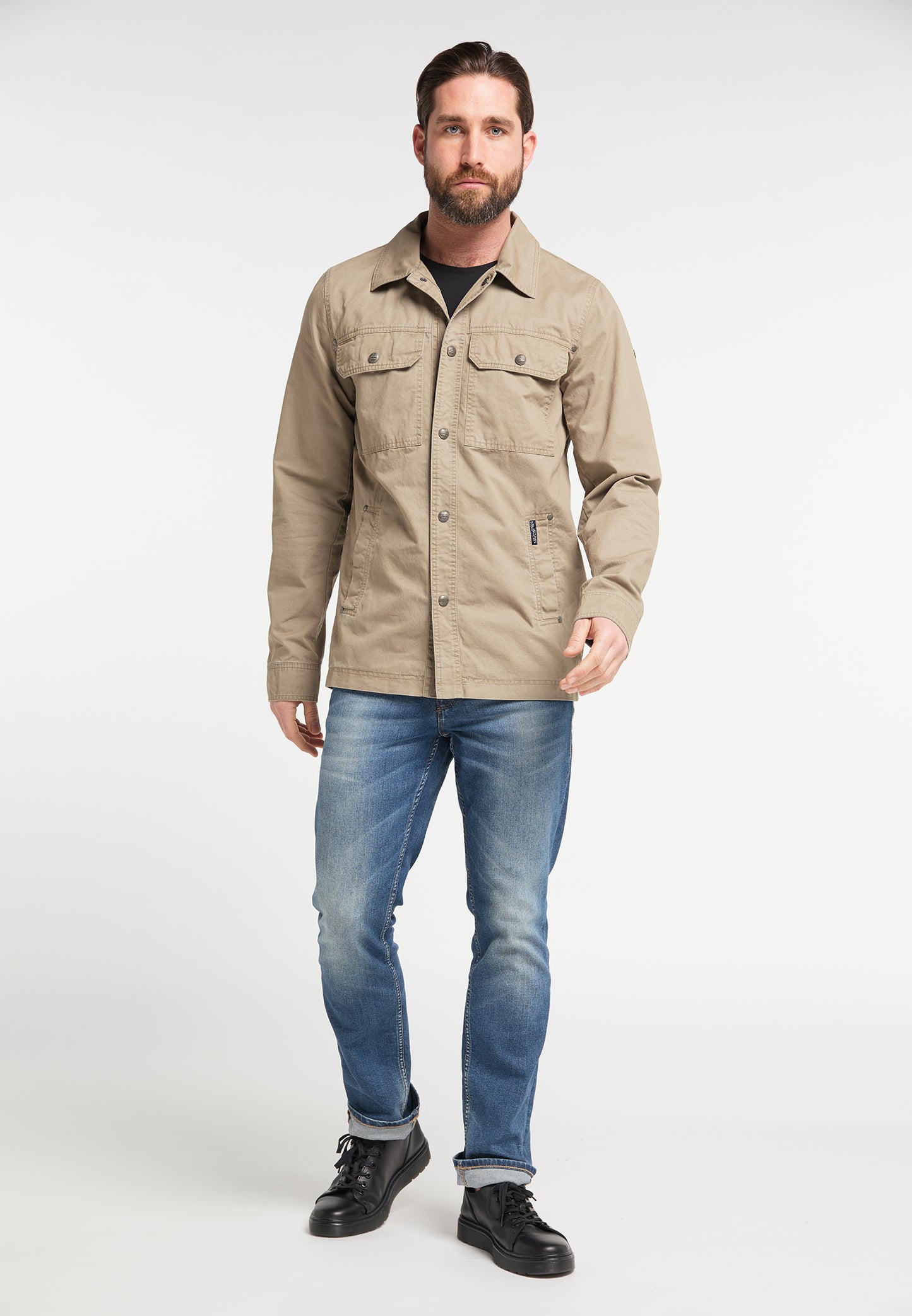 DreiMaster Vintage Herren-Hemdjacke