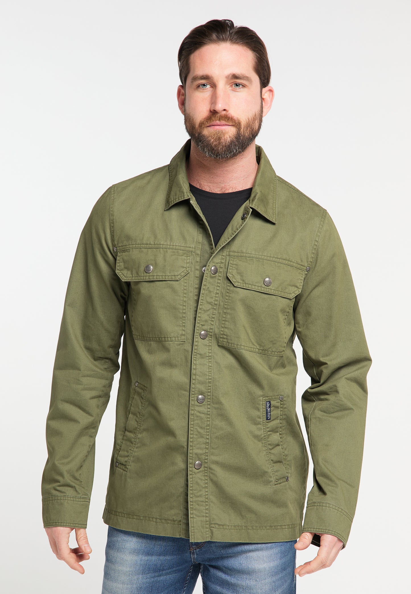 DreiMaster Vintage Herren-Hemdjacke