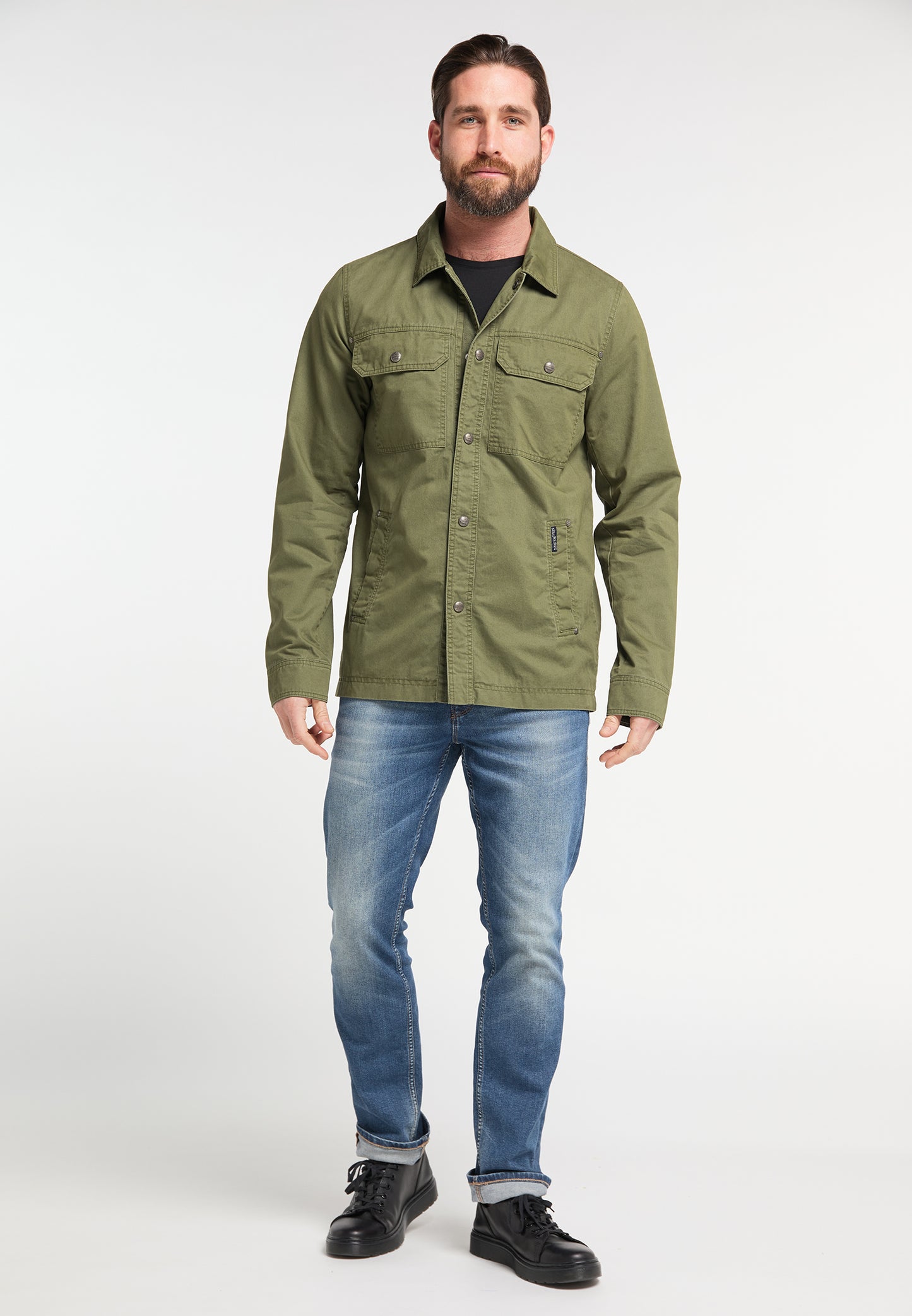 DreiMaster Vintage Herren-Hemdjacke