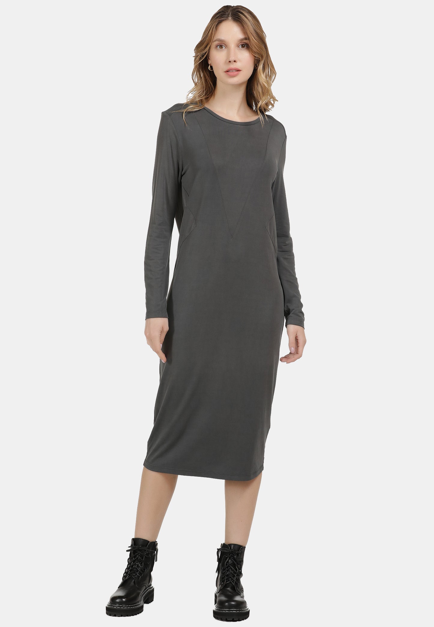 DreiMaster Vintage Damen-Midikleid