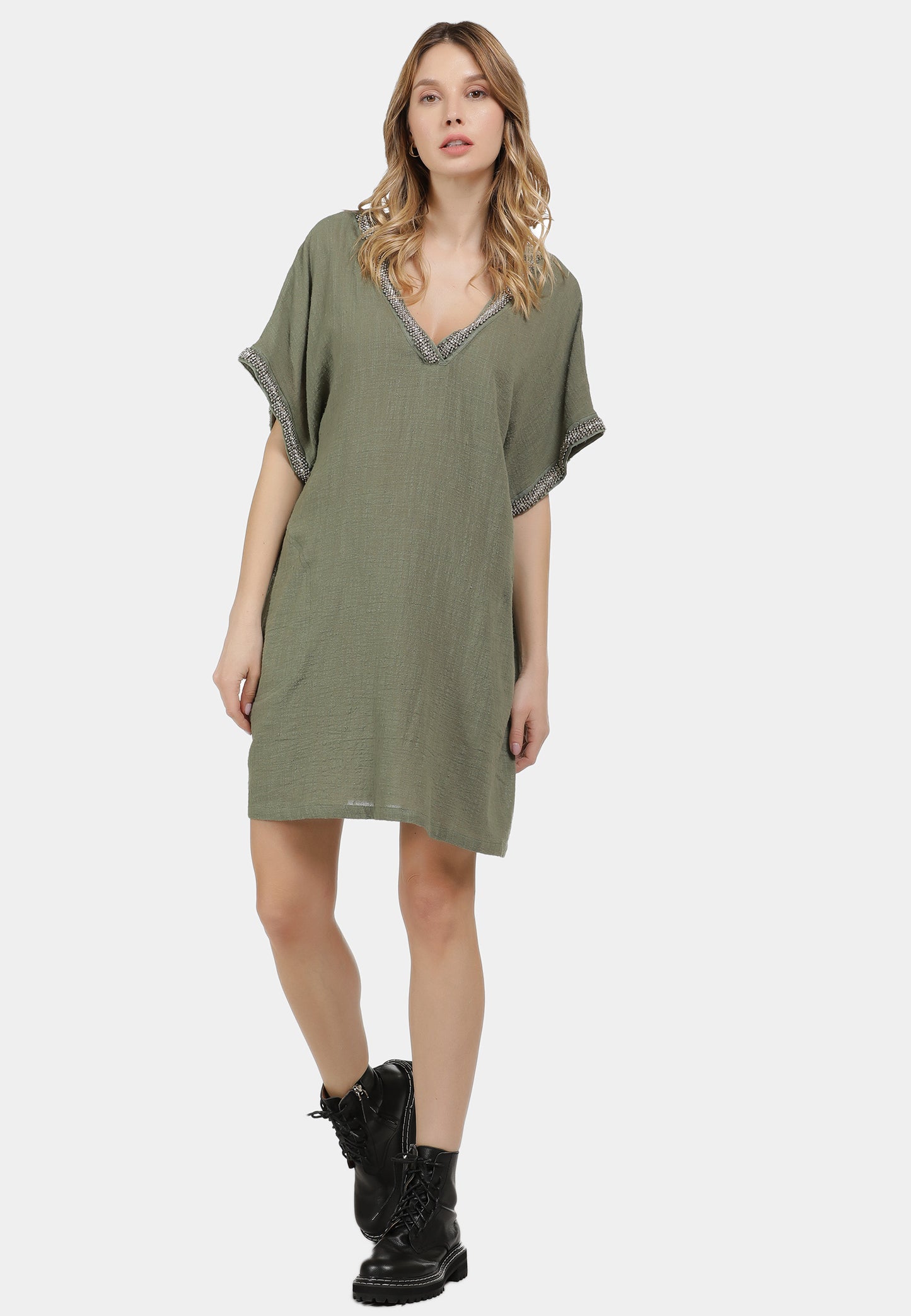 DreiMaster Vintage Damen-Shirtkleid