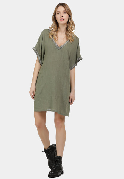 DreiMaster Vintage Damen-Shirtkleid