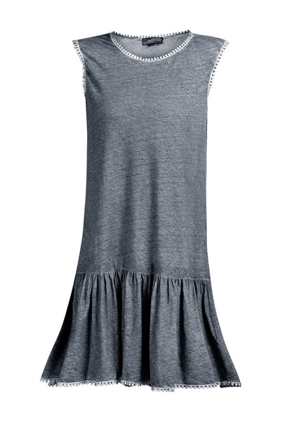 DreiMaster Vintage Women's Leinenkleid