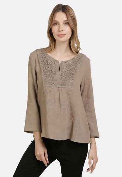 DreiMaster Vintage Damen Bluse