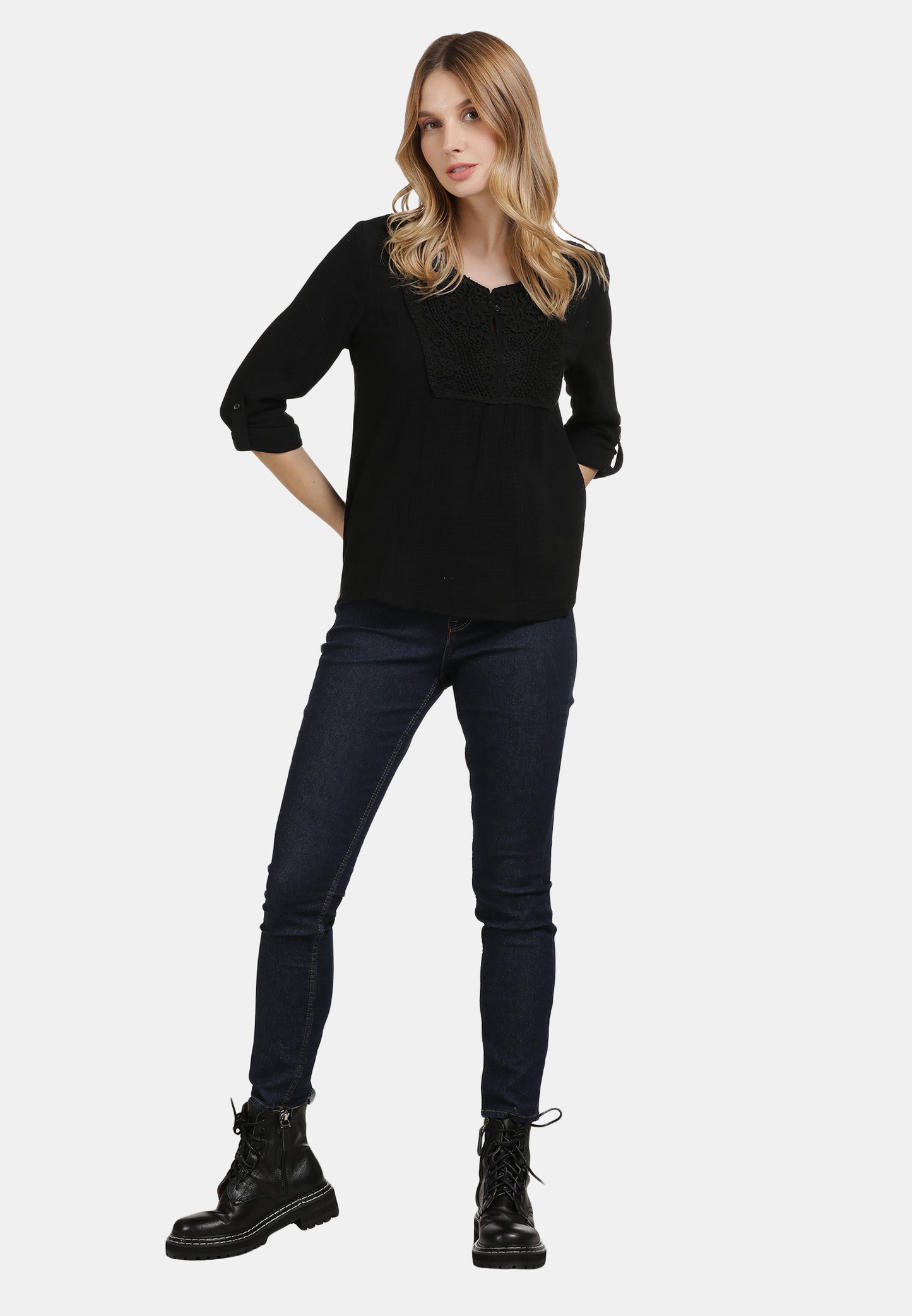 DreiMaster Vintage Damen Bluse