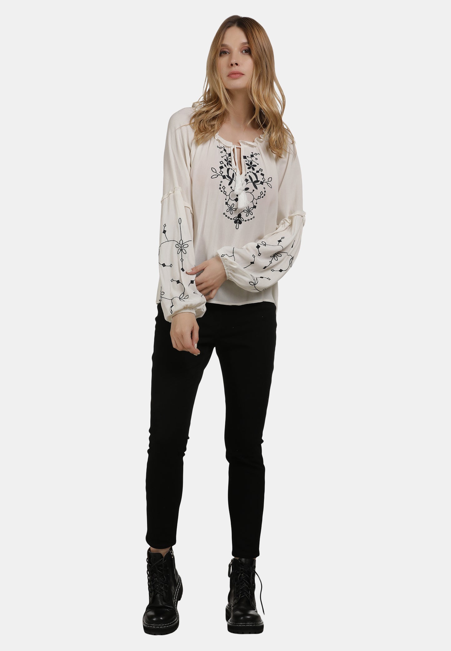 DreiMaster Vintage Women's Schlupfbluse