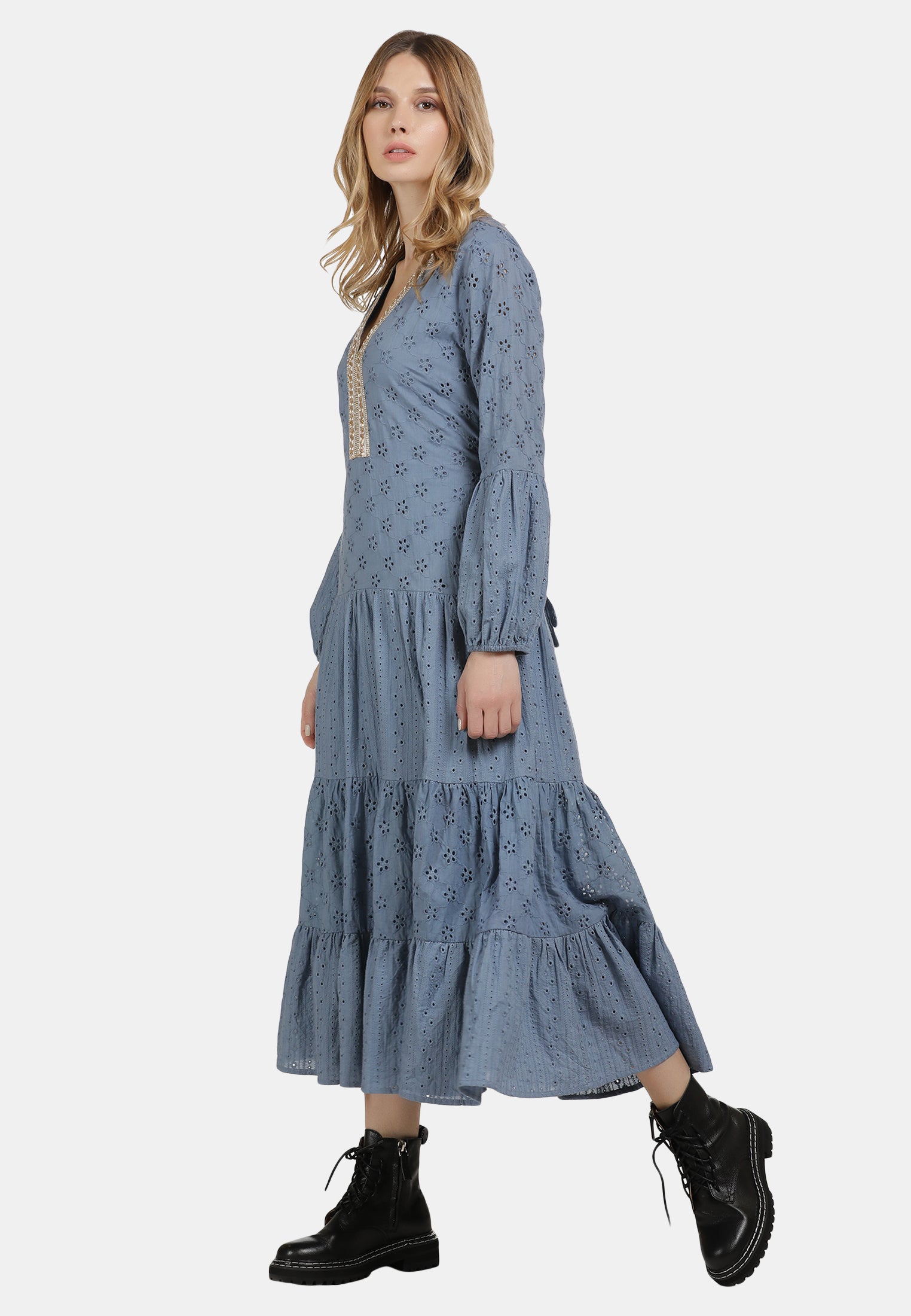DreiMaster Vintage Women's Stufenkleid