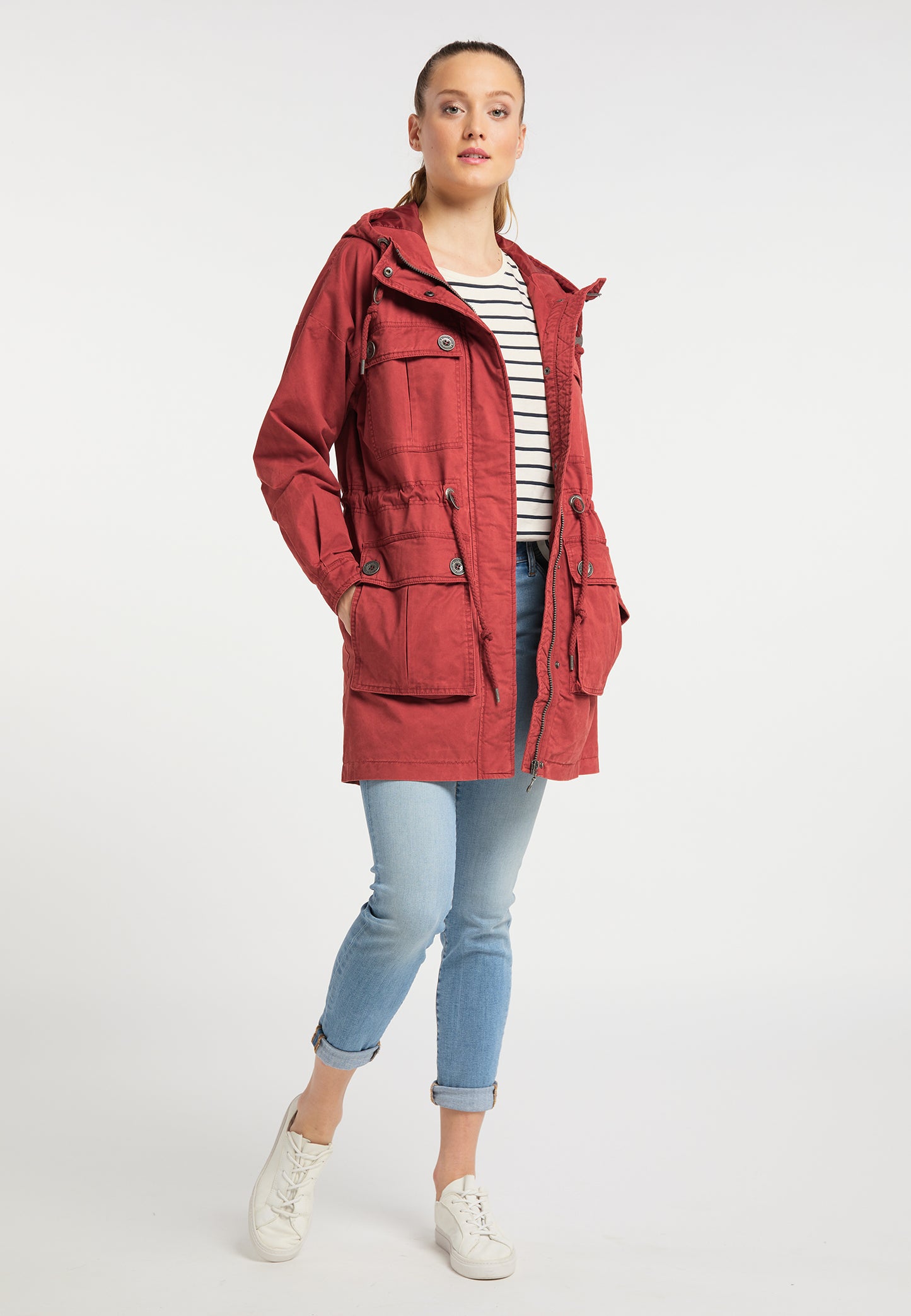 DreiMaster Vintage Women's Parka aus Baumwolle
