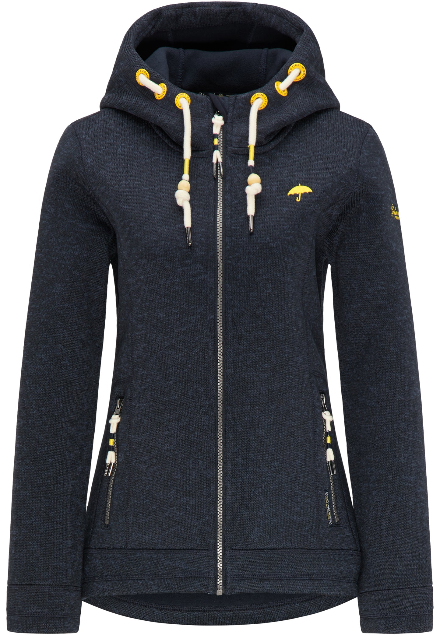 Schmuddelwedda Damen-Strickfleecejacke