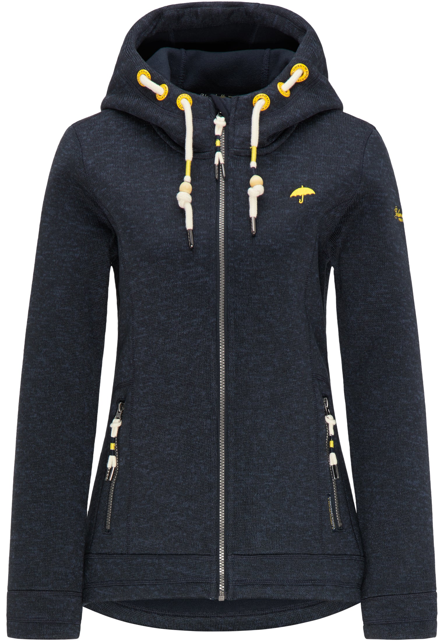 Schmuddelwedda Damen-Strickfleecejacke