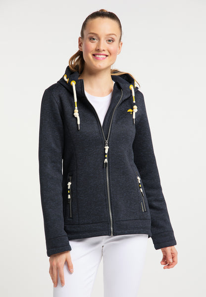 Schmuddelwedda Damen-Strickfleecejacke
