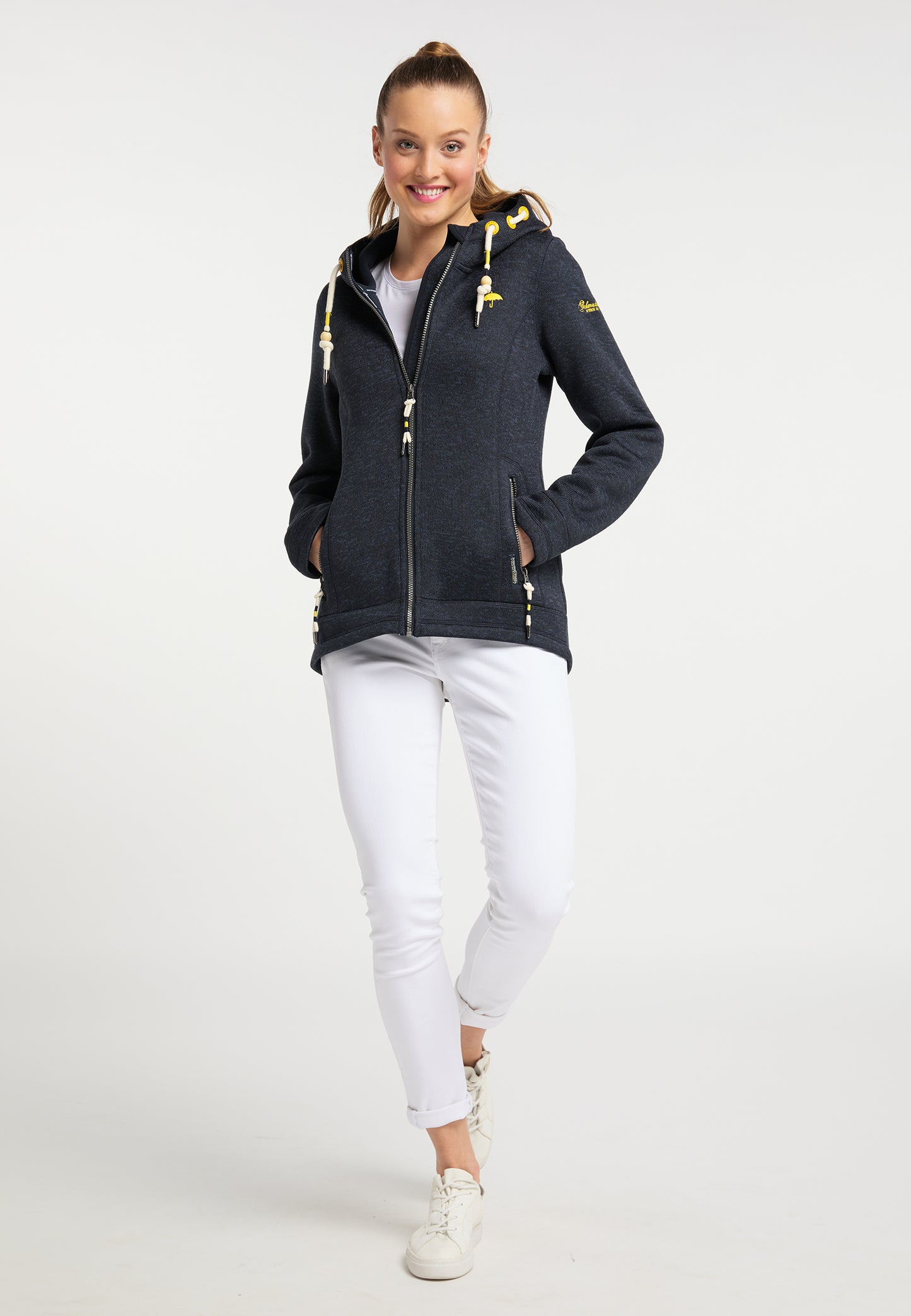 Schmuddelwedda Damen-Strickfleecejacke
