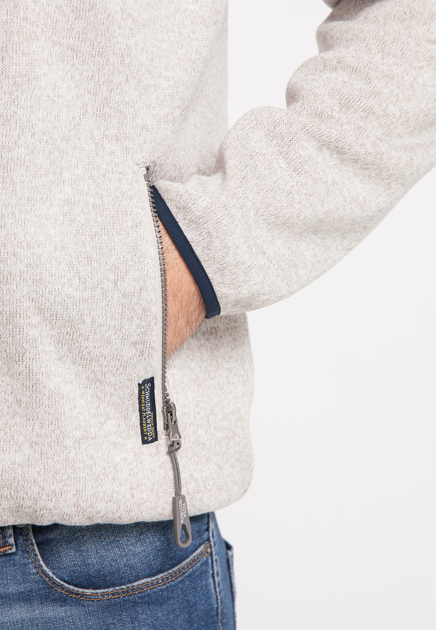 Schmuddelwedda Men's Strickfleecejacke