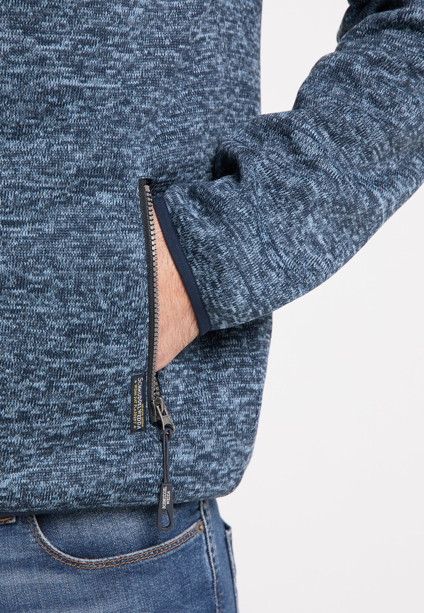 Schmuddelwedda Men's Strickfleecejacke