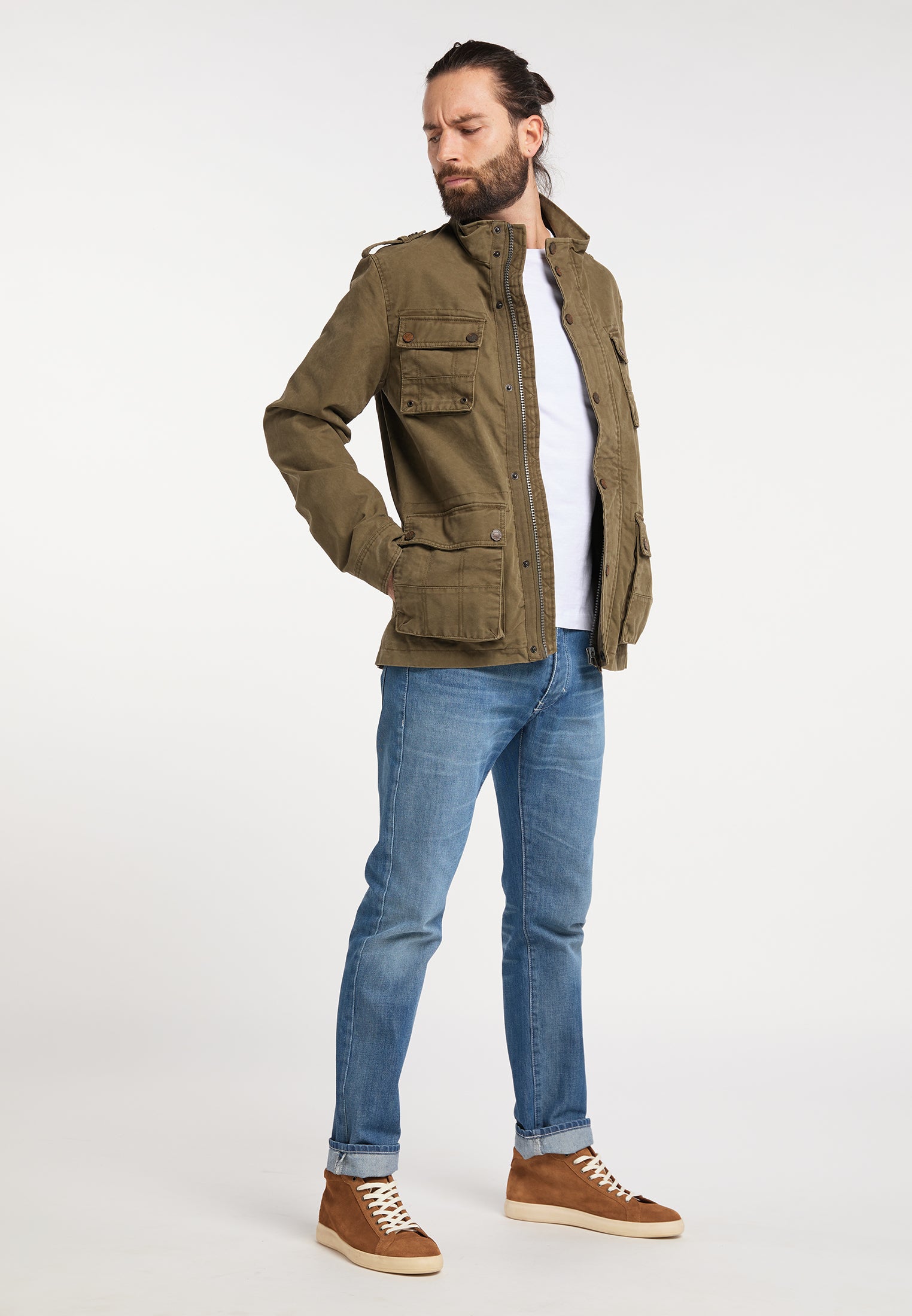 DreiMaster Vintage Herren-Feldjacke