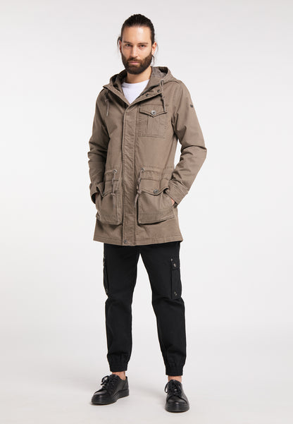DreiMaster Vintage Herren-Baumwollparka