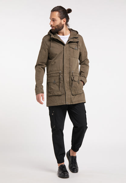 DreiMaster Vintage Herren-Baumwollparka