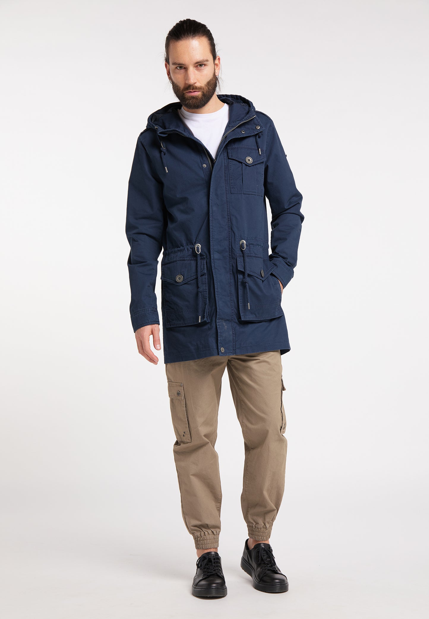 DreiMaster Vintage Mężczyźni bawełniana parka