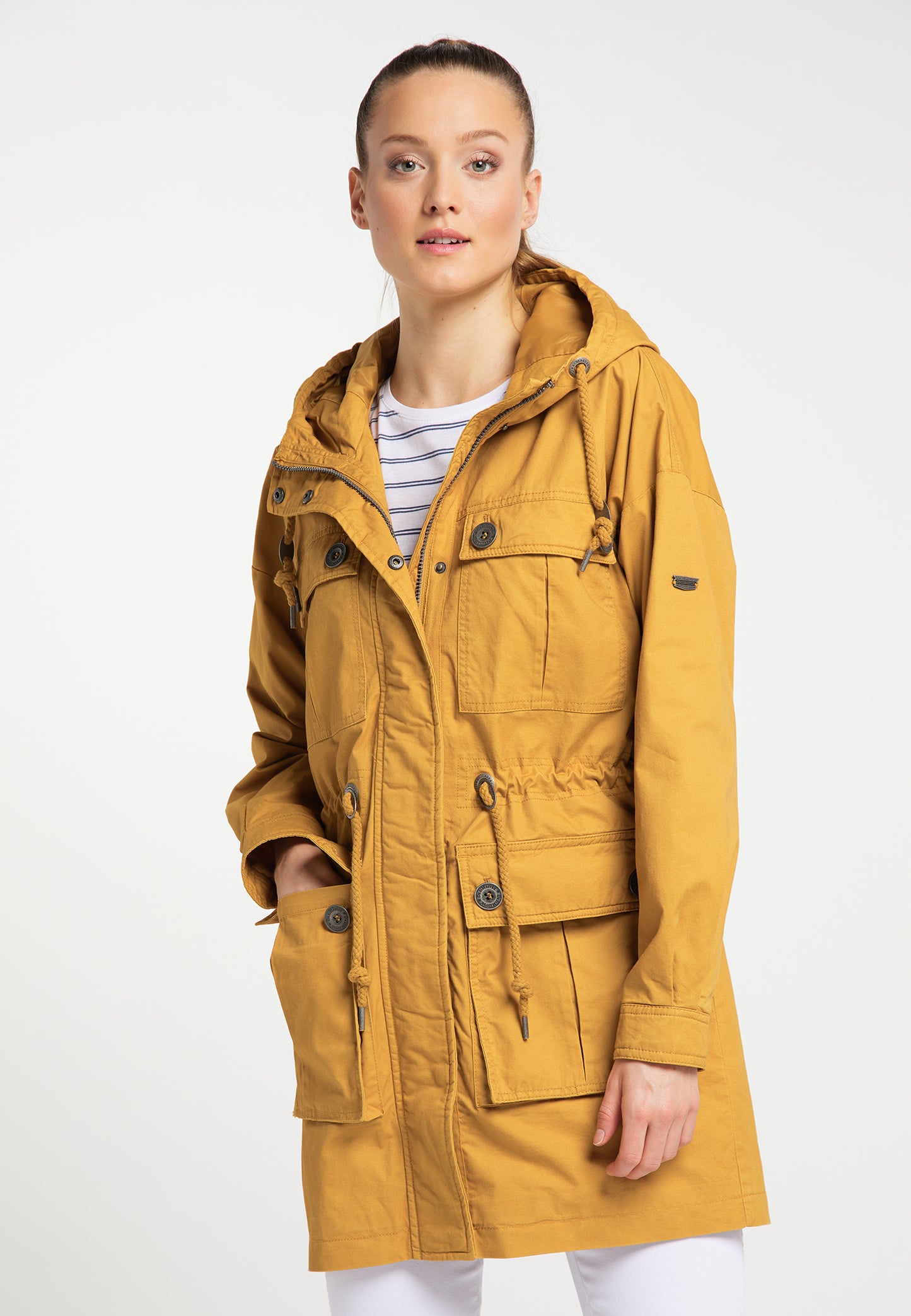 DreiMaster Vintage Women's Parka aus Baumwolle