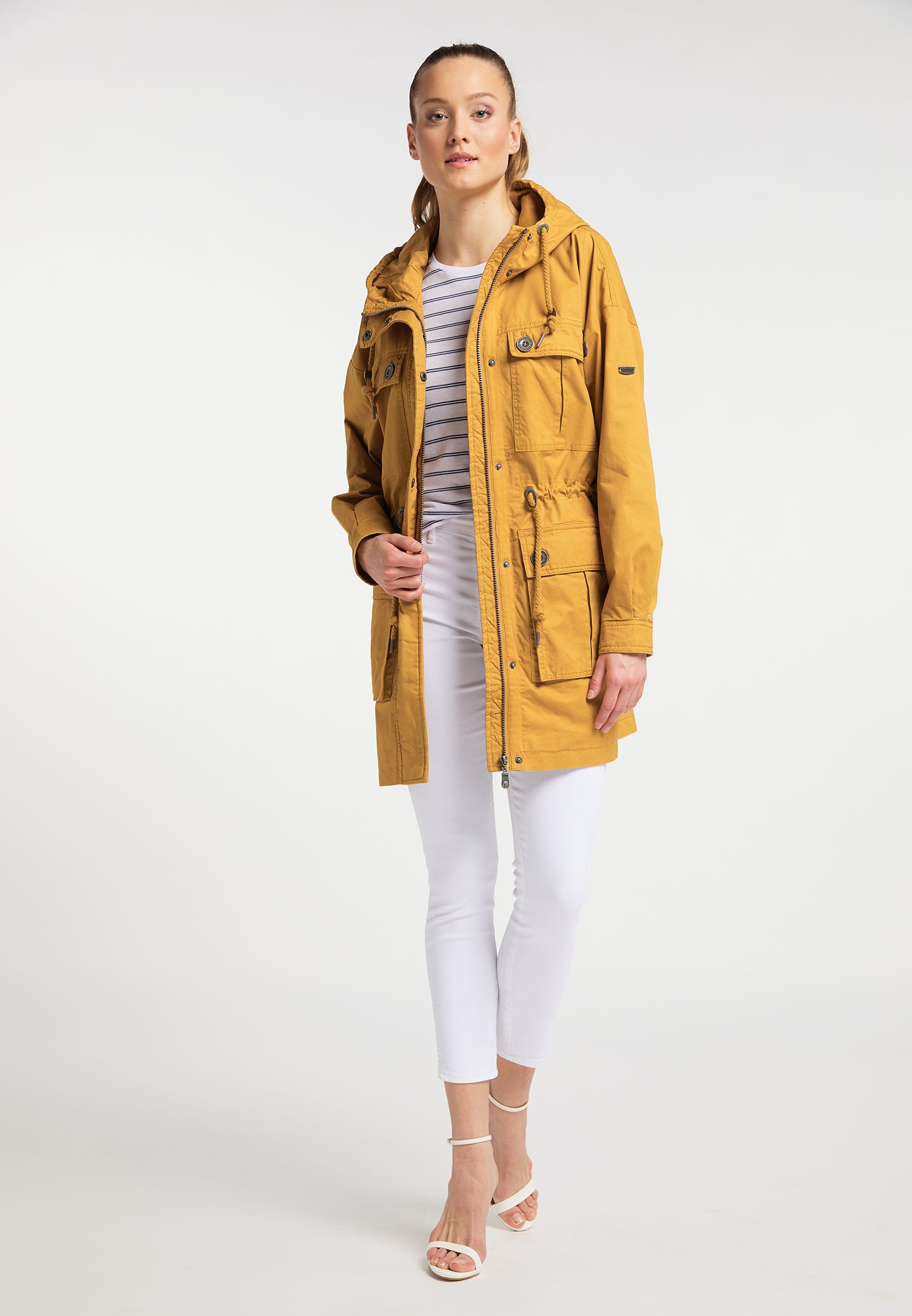 DreiMaster Vintage Women's Parka aus Baumwolle
