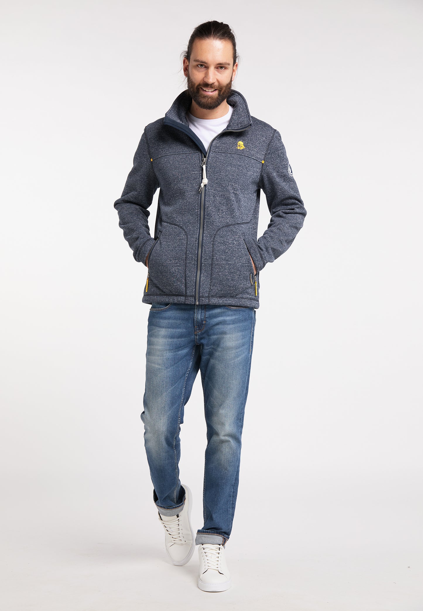 Schmuddelwedda Men's Strickfleece Funktionsjacke
