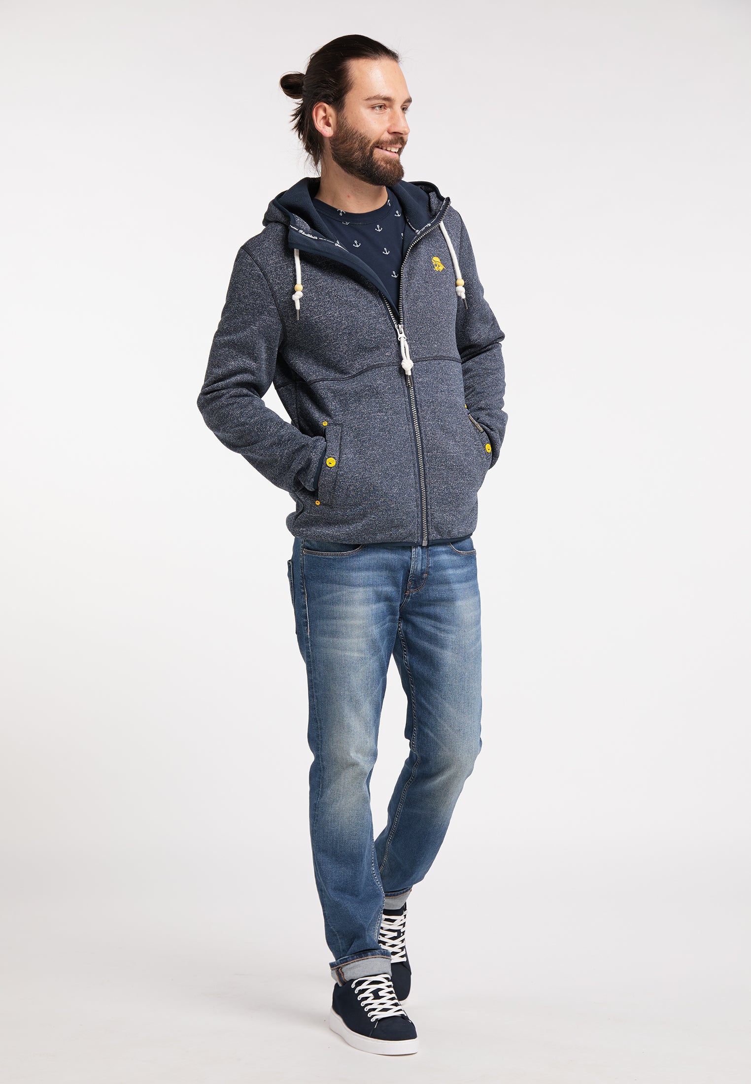 Schmuddelwedda Men's Strickfleece Funktionsjacke
