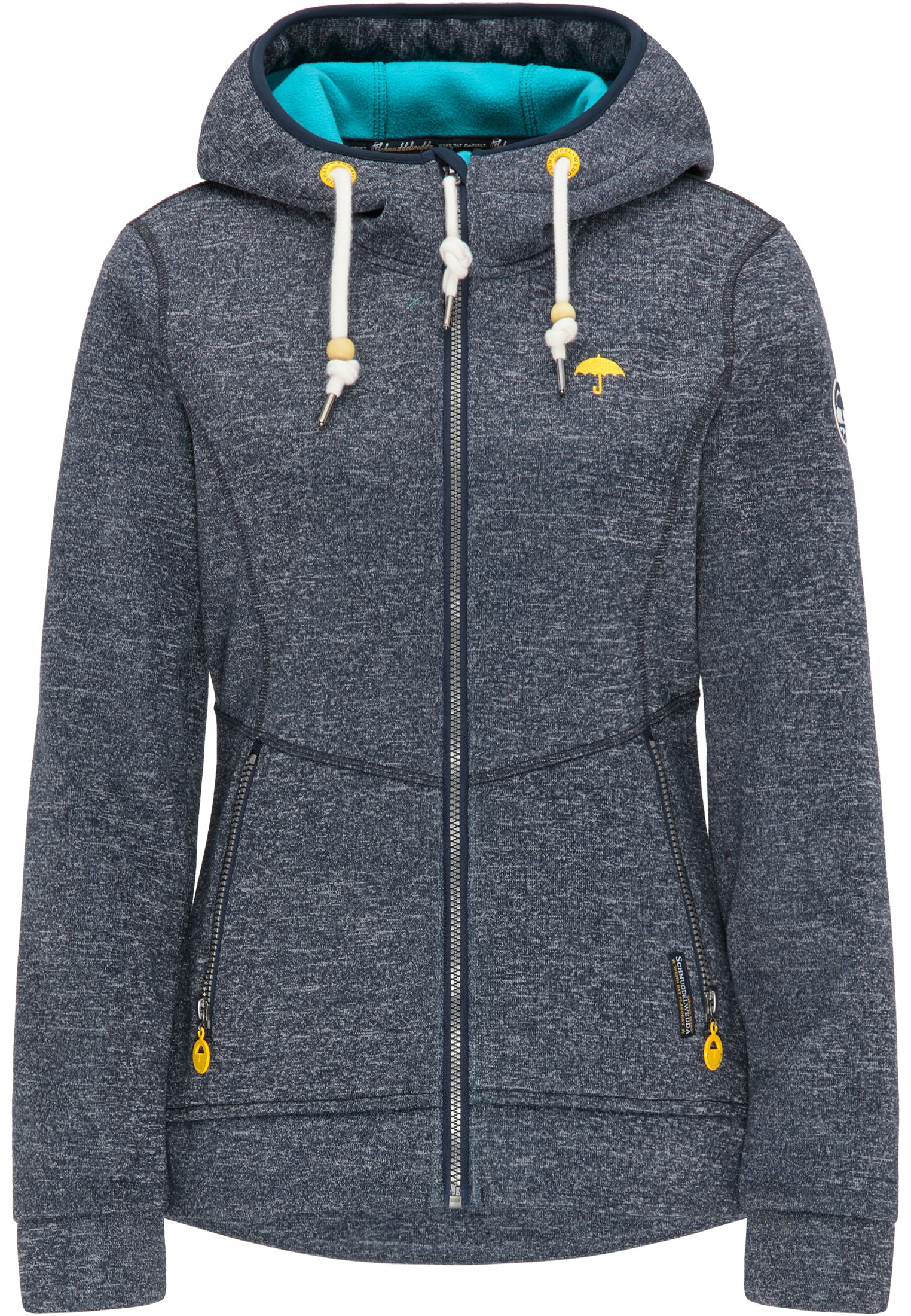 Schmuddelwedda Women's Strickfleece Funktionsjacke