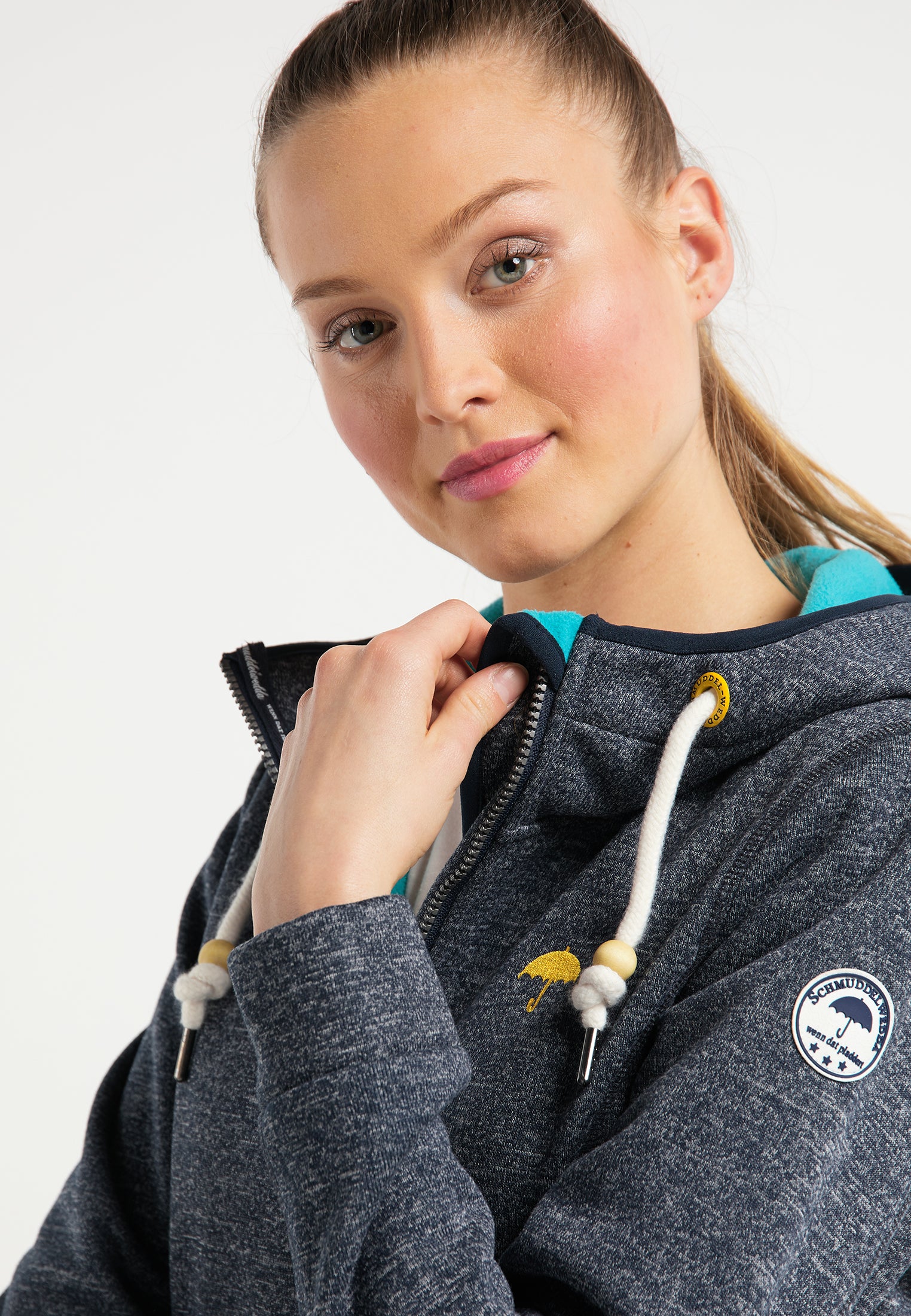 Schmuddelwedda Women's Strickfleece Funktionsjacke