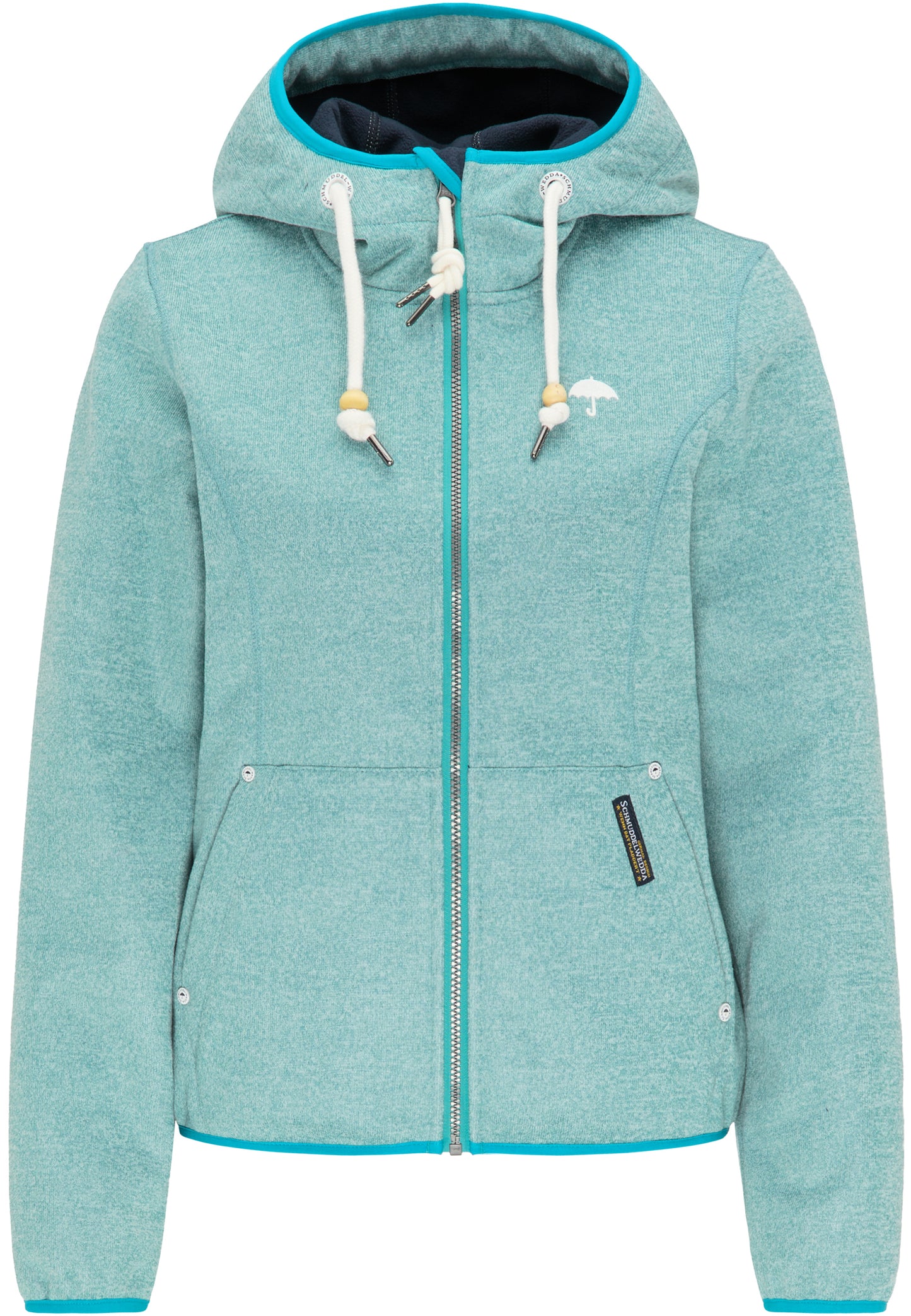 Schmuddelwedda Damen Strickfleece-Funktionsjacke