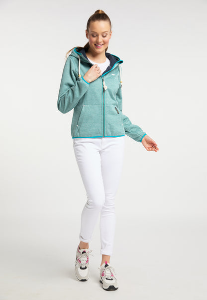 Schmuddelwedda Damen Strickfleece-Funktionsjacke