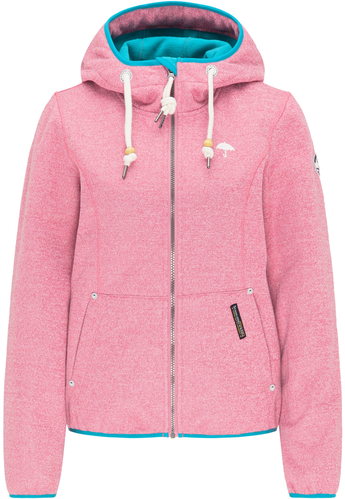 Schmuddelwedda Damen Strickfleece-Funktionsjacke