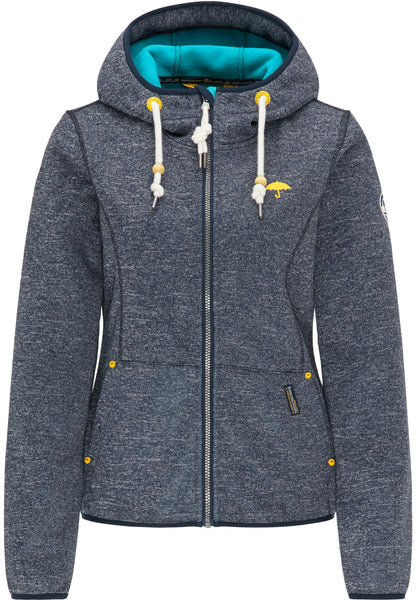 Schmuddelwedda Damen Strickfleece-Funktionsjacke