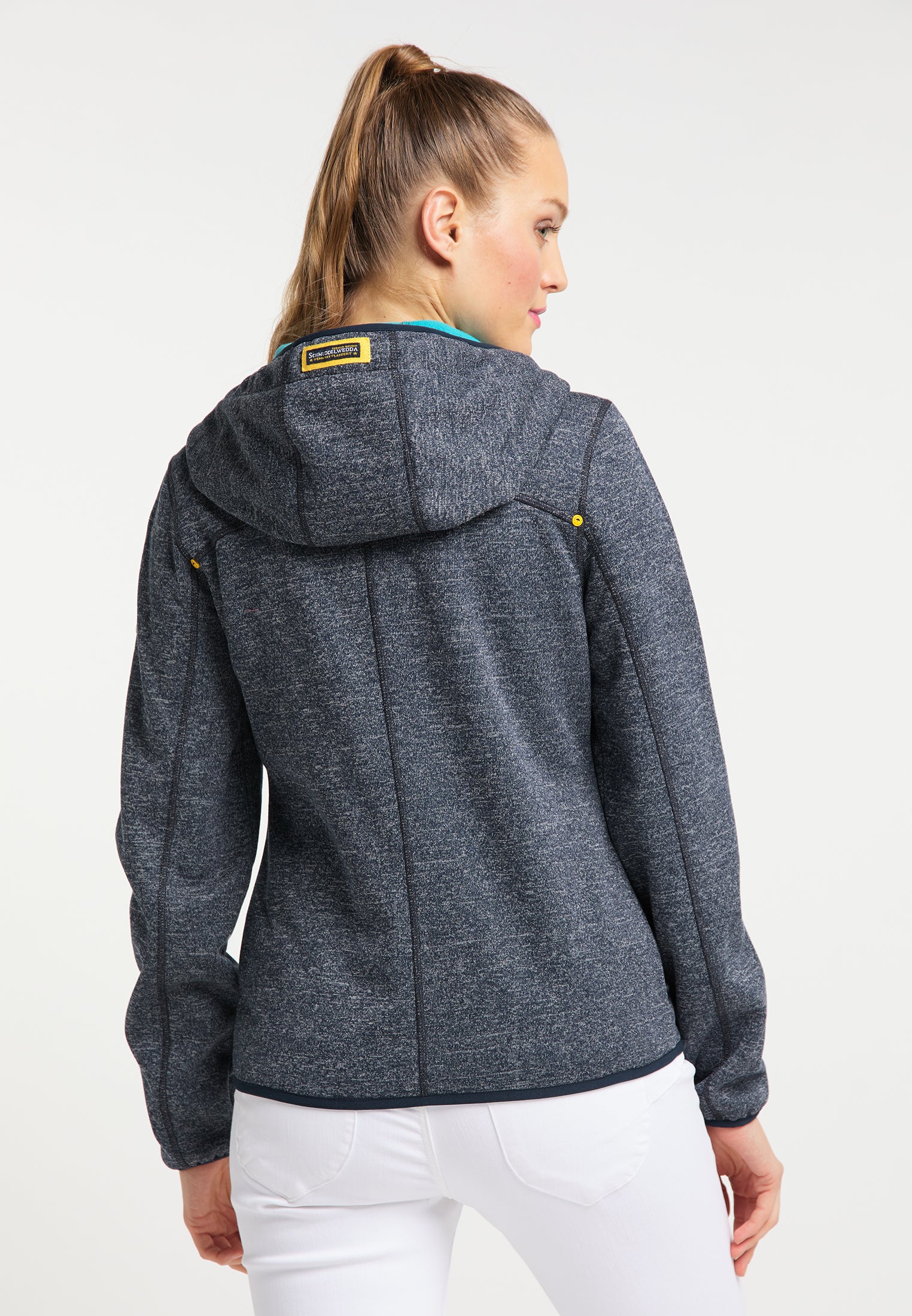 Schmuddelwedda Damen Strickfleece-Funktionsjacke