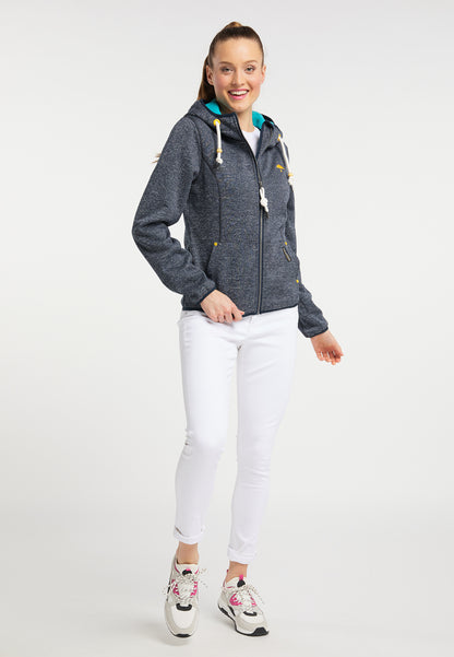 Schmuddelwedda Damen Strickfleece-Funktionsjacke