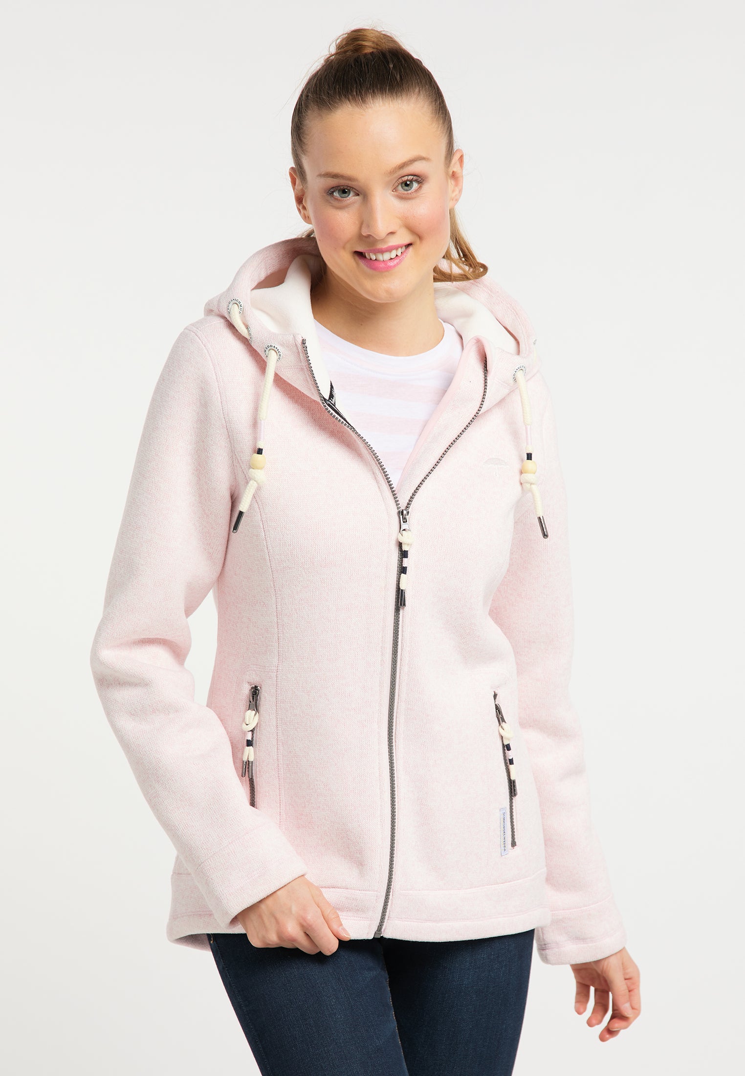 Schmuddelwedda Kobiety dzianinowa kurtka polarowa