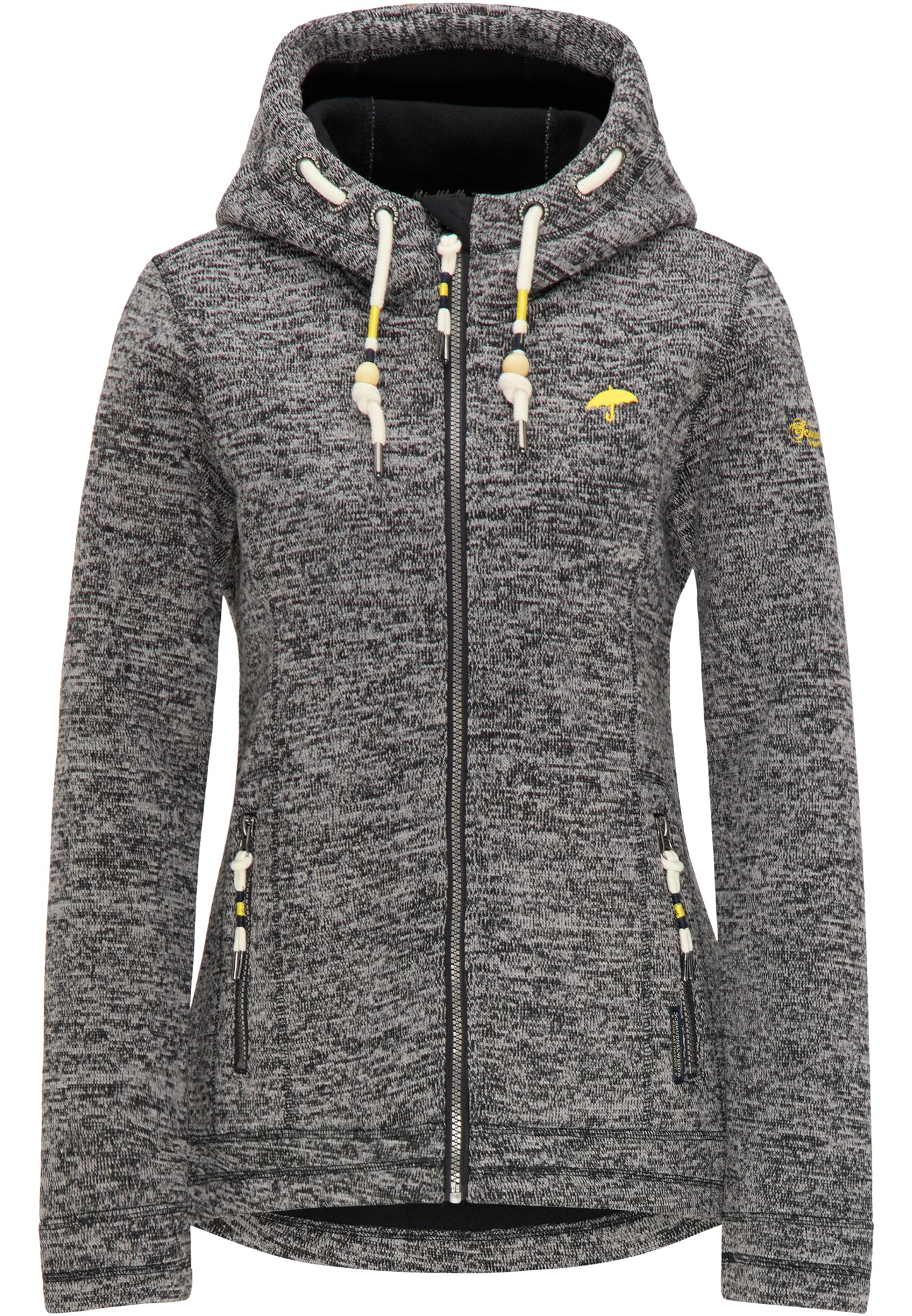 Schmuddelwedda Damen-Strickfleecejacke
