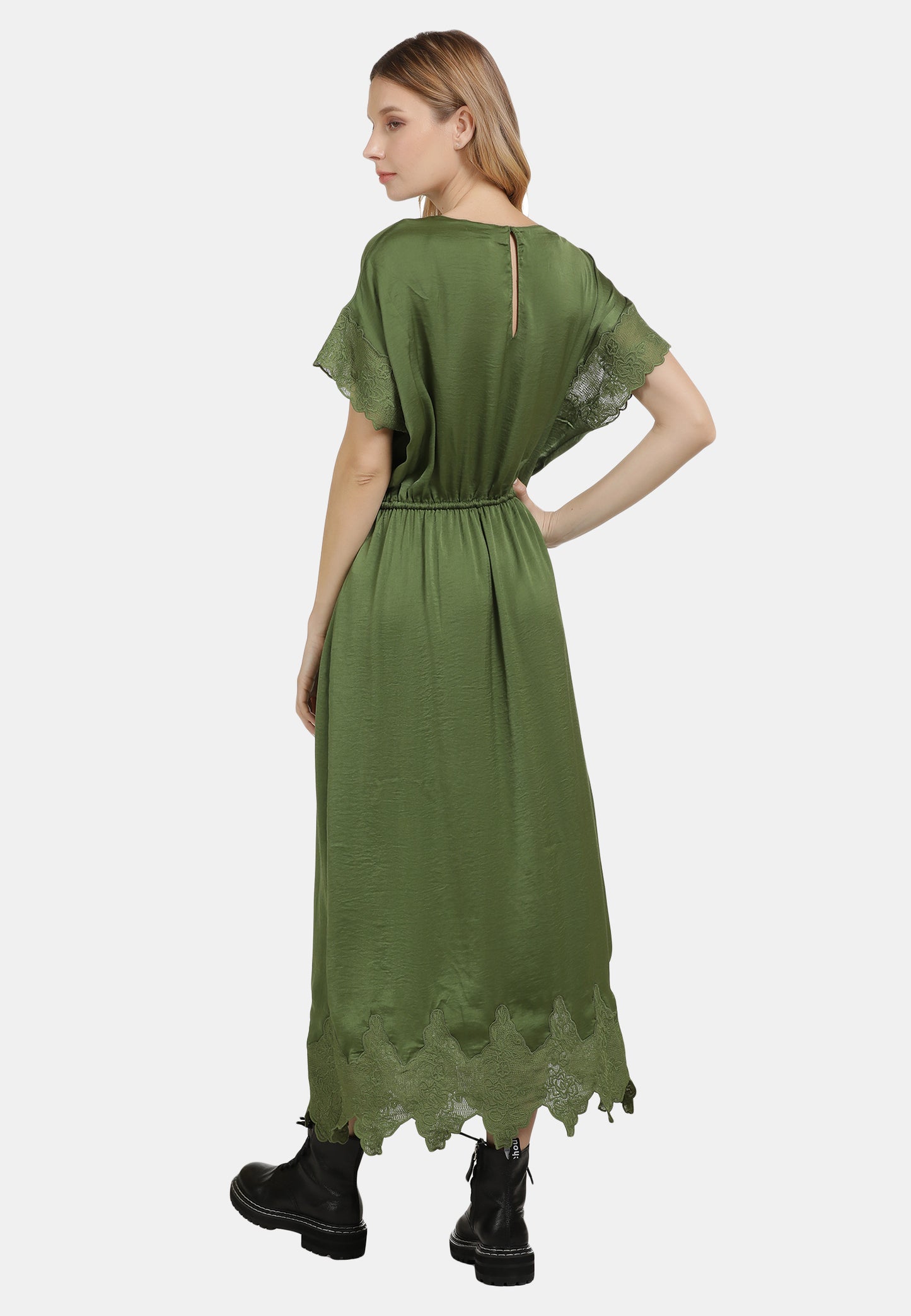 DreiMaster Vintage Women's Satinkleid